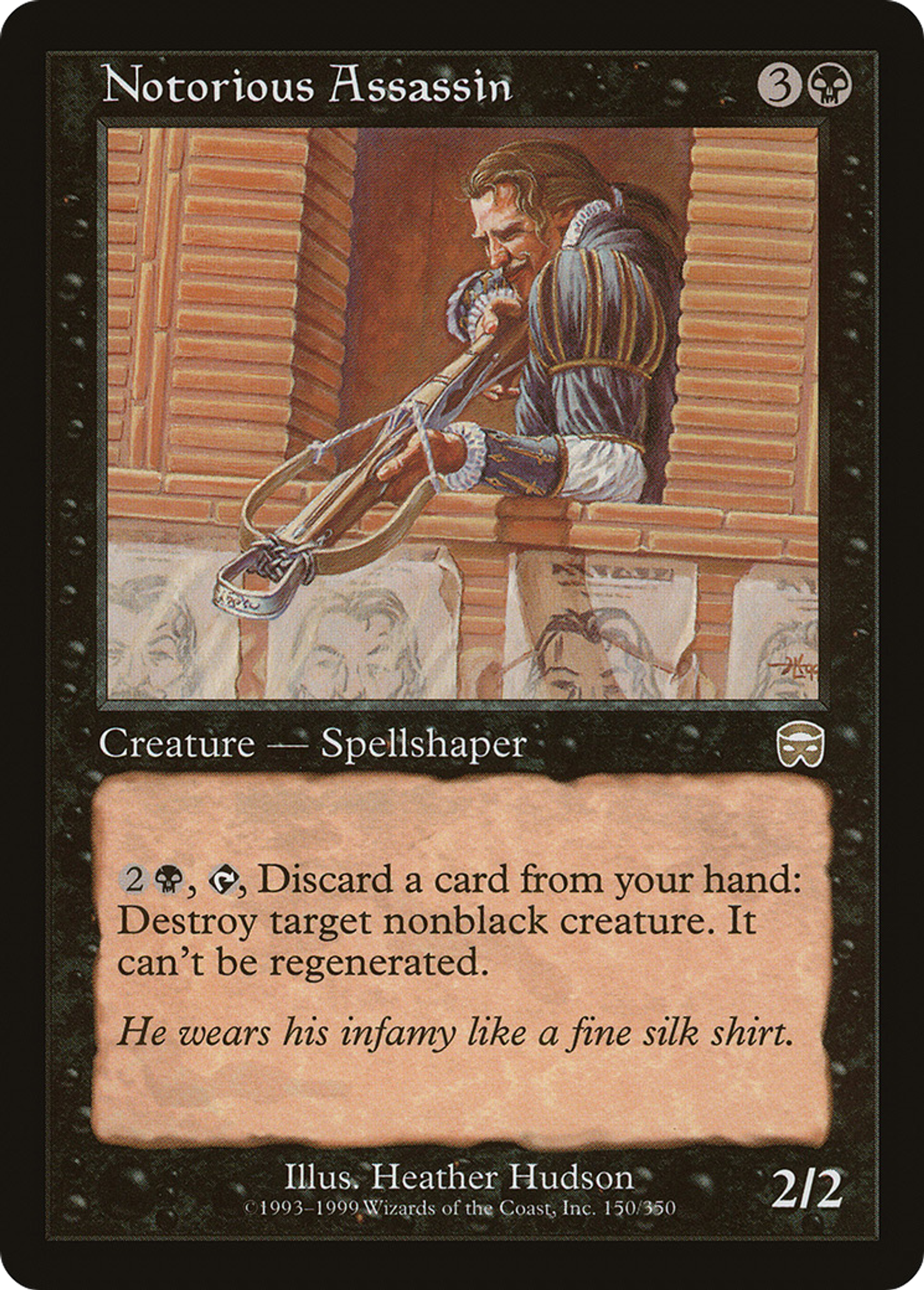 Notorious Assassin — Mercadian Masques — Magic: The Gathering