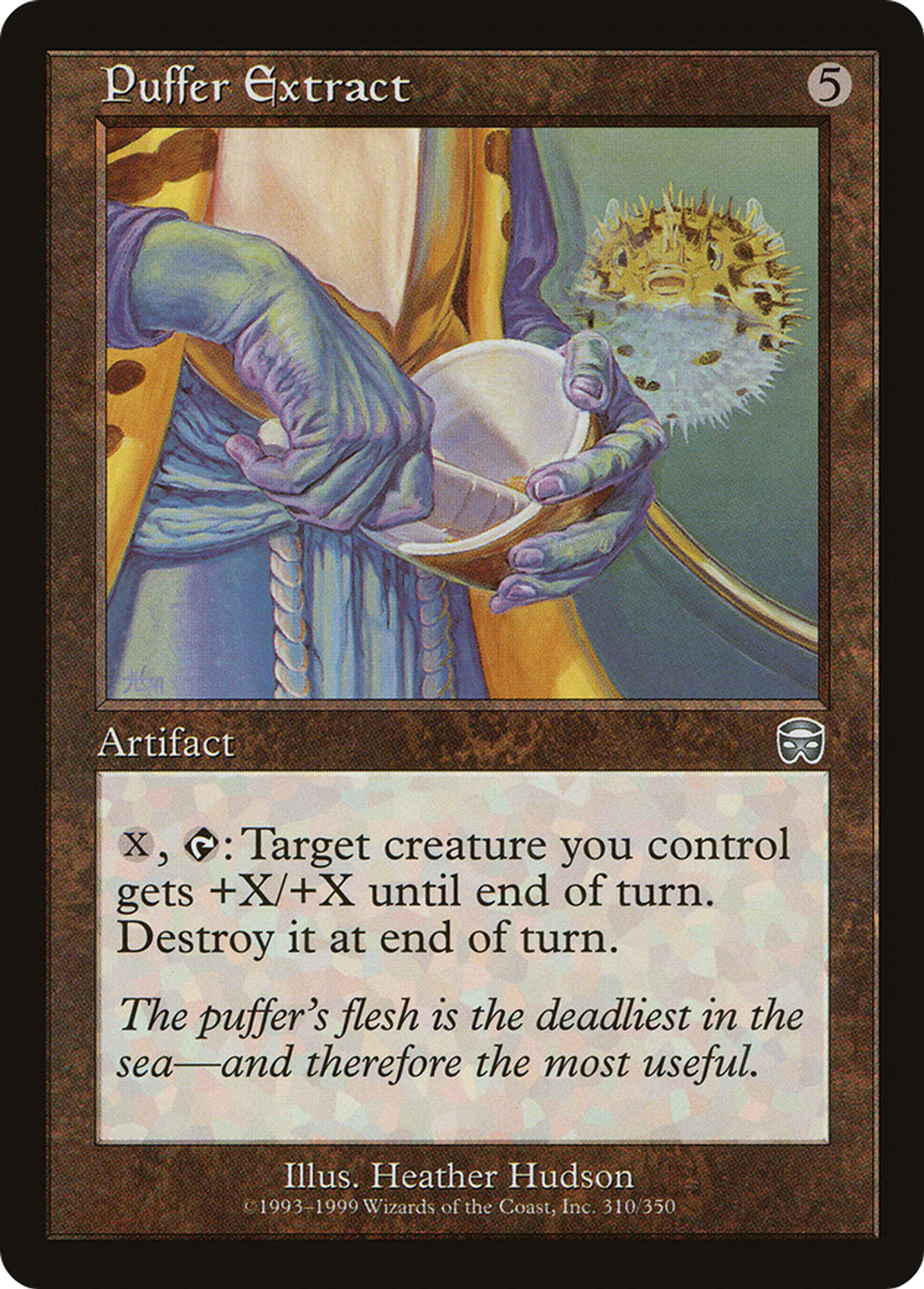 Extrait de poisson-globe — Mercadian Masques — Magic: The Gathering