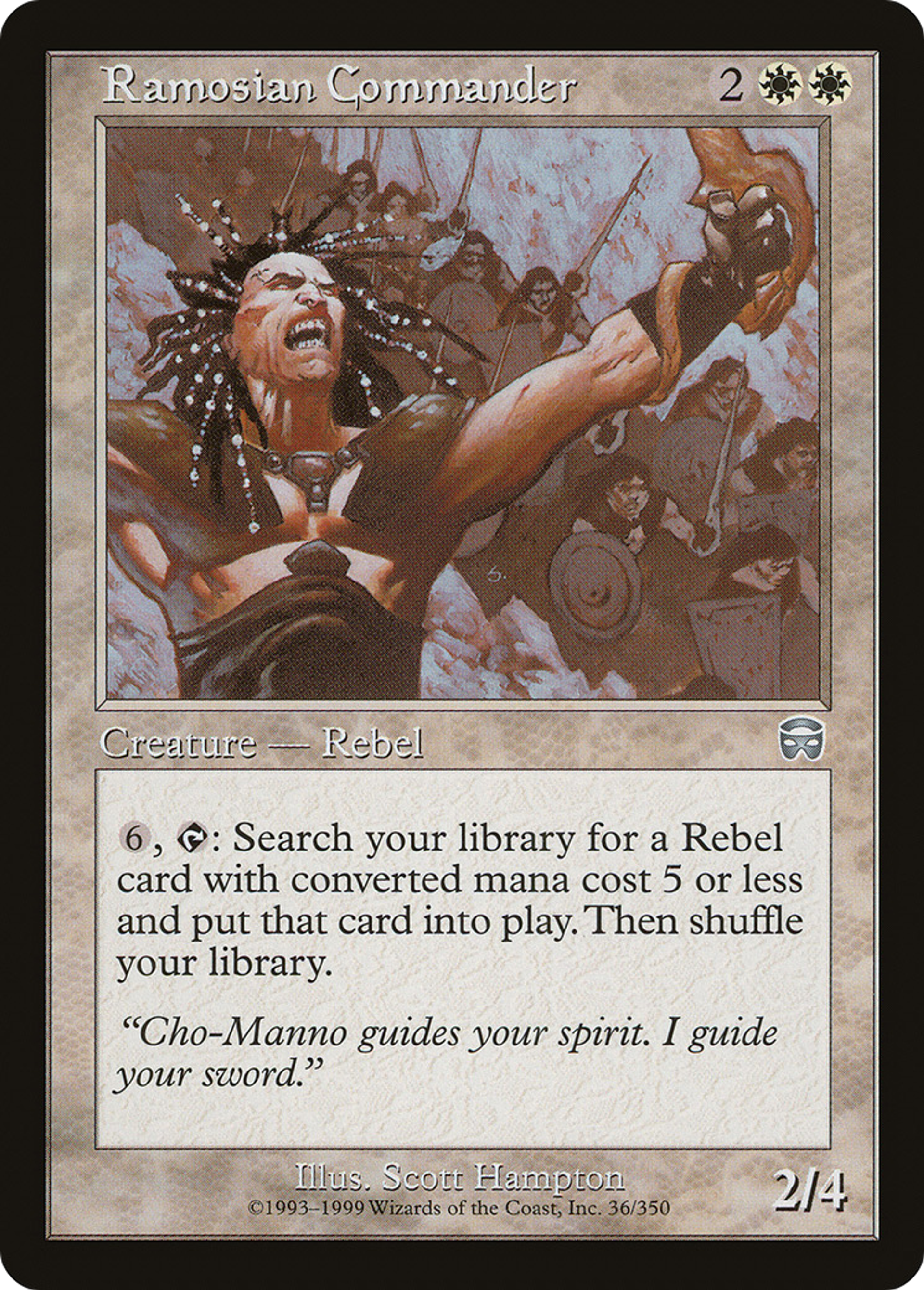 Ramosian Commander — Mercadian Masques — Magic: The Gathering