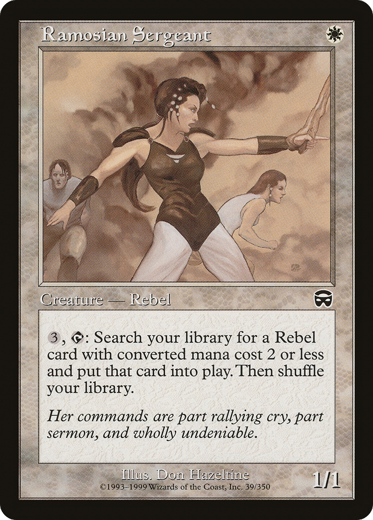 Ramosian Sergeant — Mercadian Masques — Magic: The Gathering