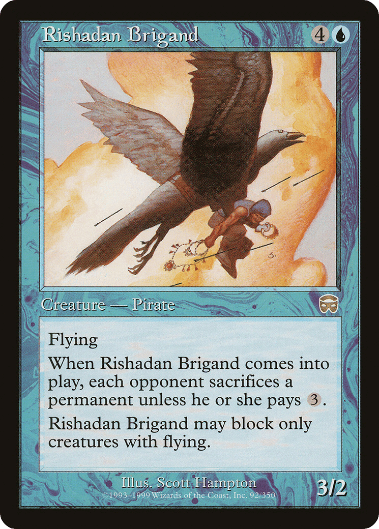 Rishadan Brigand — Mercadian Masques — Magic: The Gathering