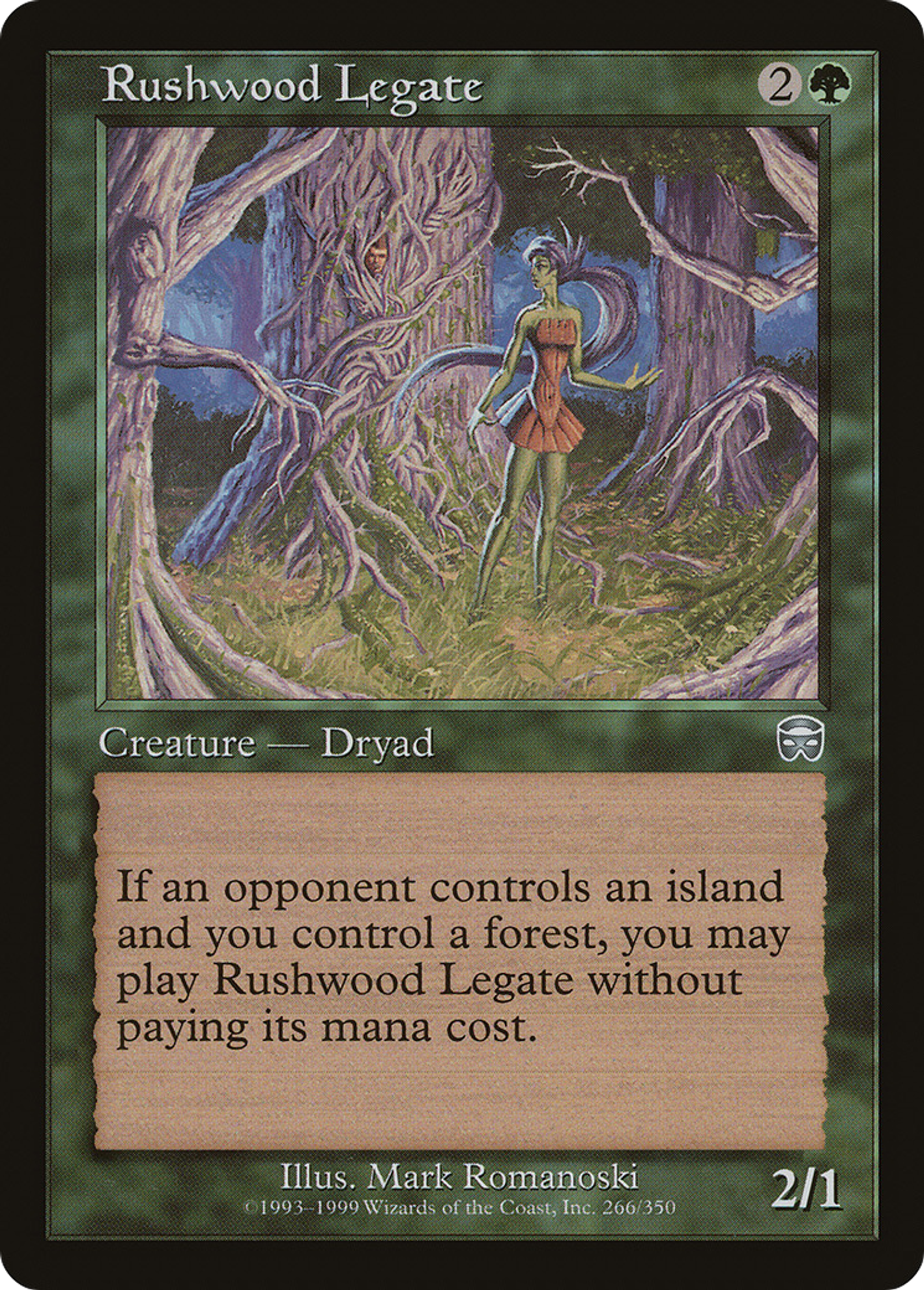 Rushwood Legate — Mercadian Masques — Magic: The Gathering