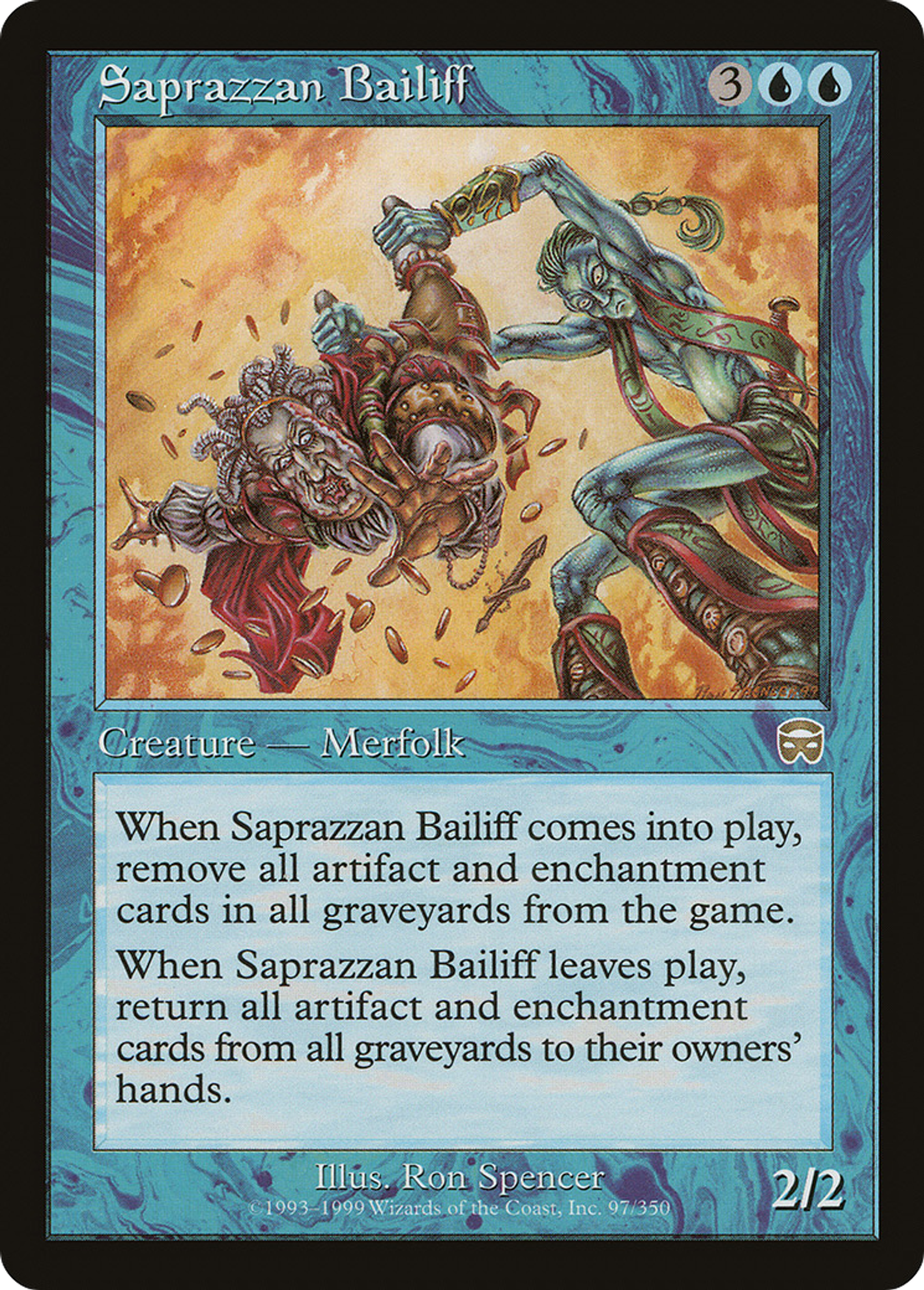 Saprazzan Bailiff — Mercadian Masques — Magic: The Gathering