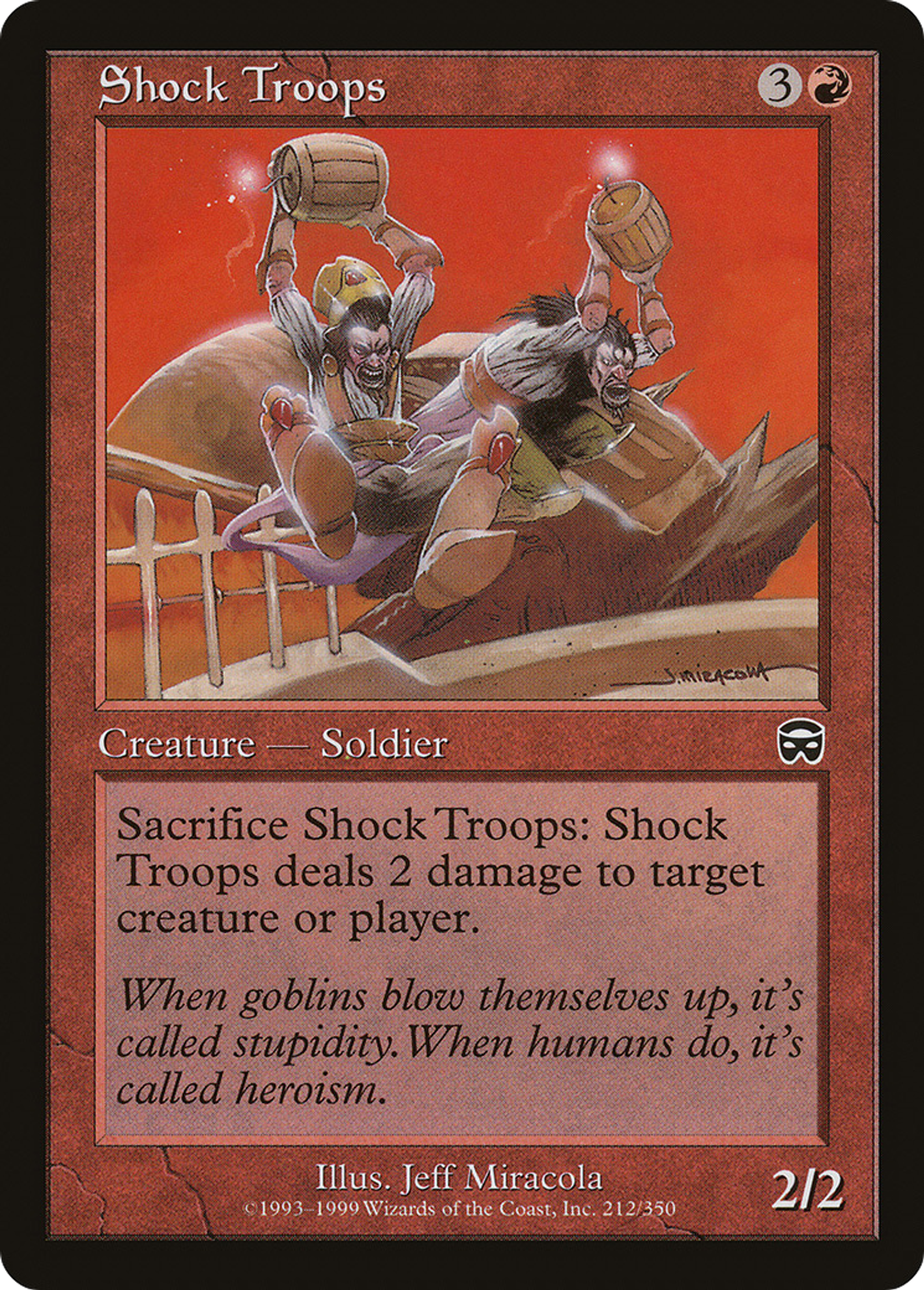 Troupes de choc — Mercadian Masques — Magic: The Gathering
