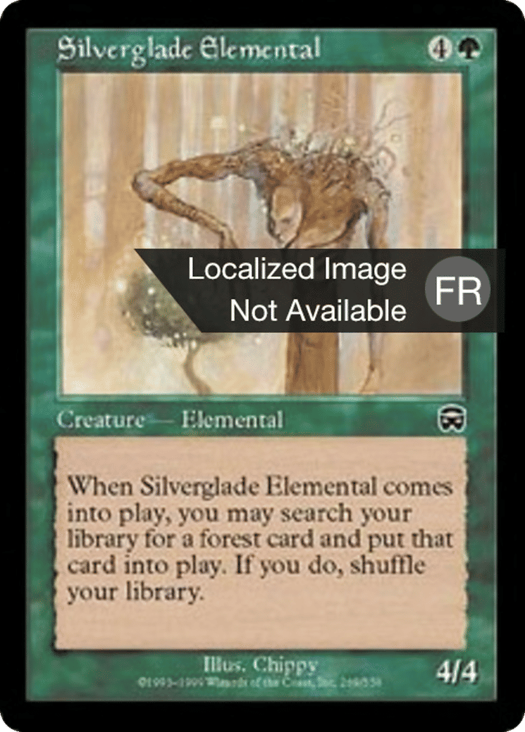 Elémental de la Clairière d'argent — Mercadian Masques — Magic: The Gathering
