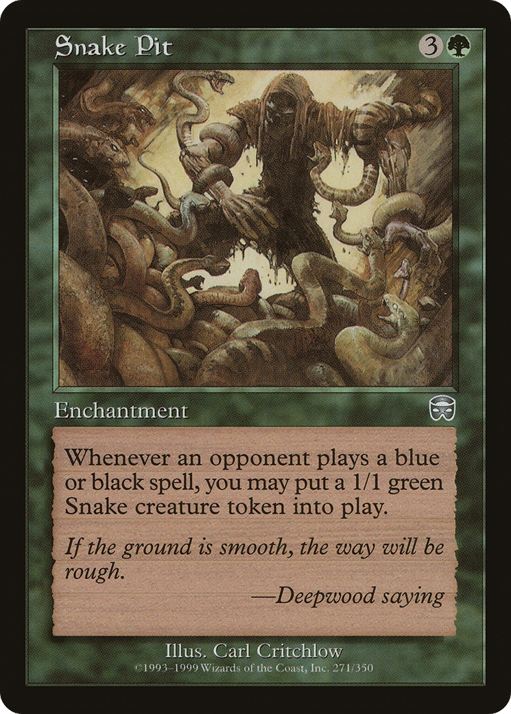 Snake Pit — Mercadian Masques — Magic: The Gathering