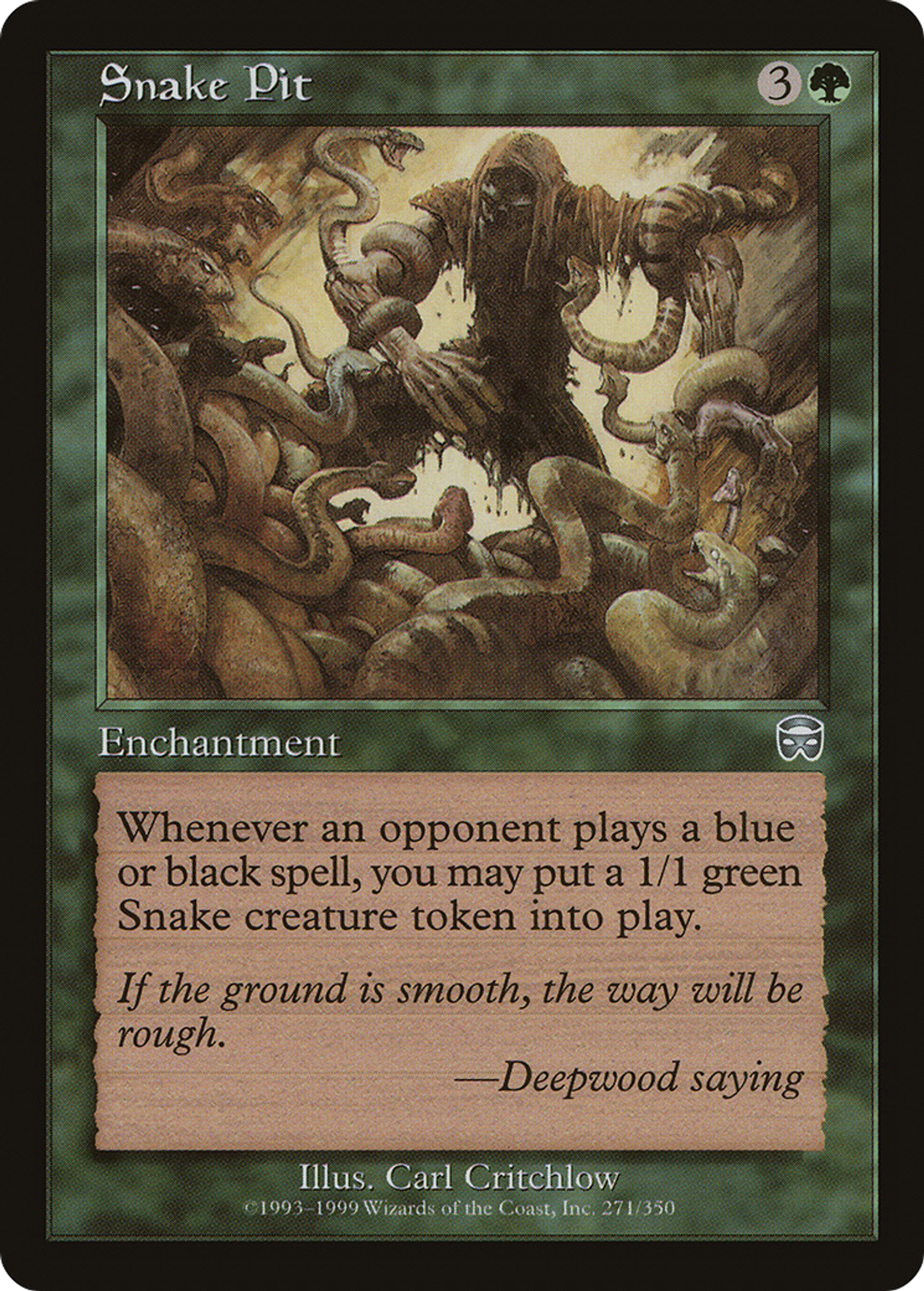 Snake Pit — Mercadian Masques — Magic: The Gathering