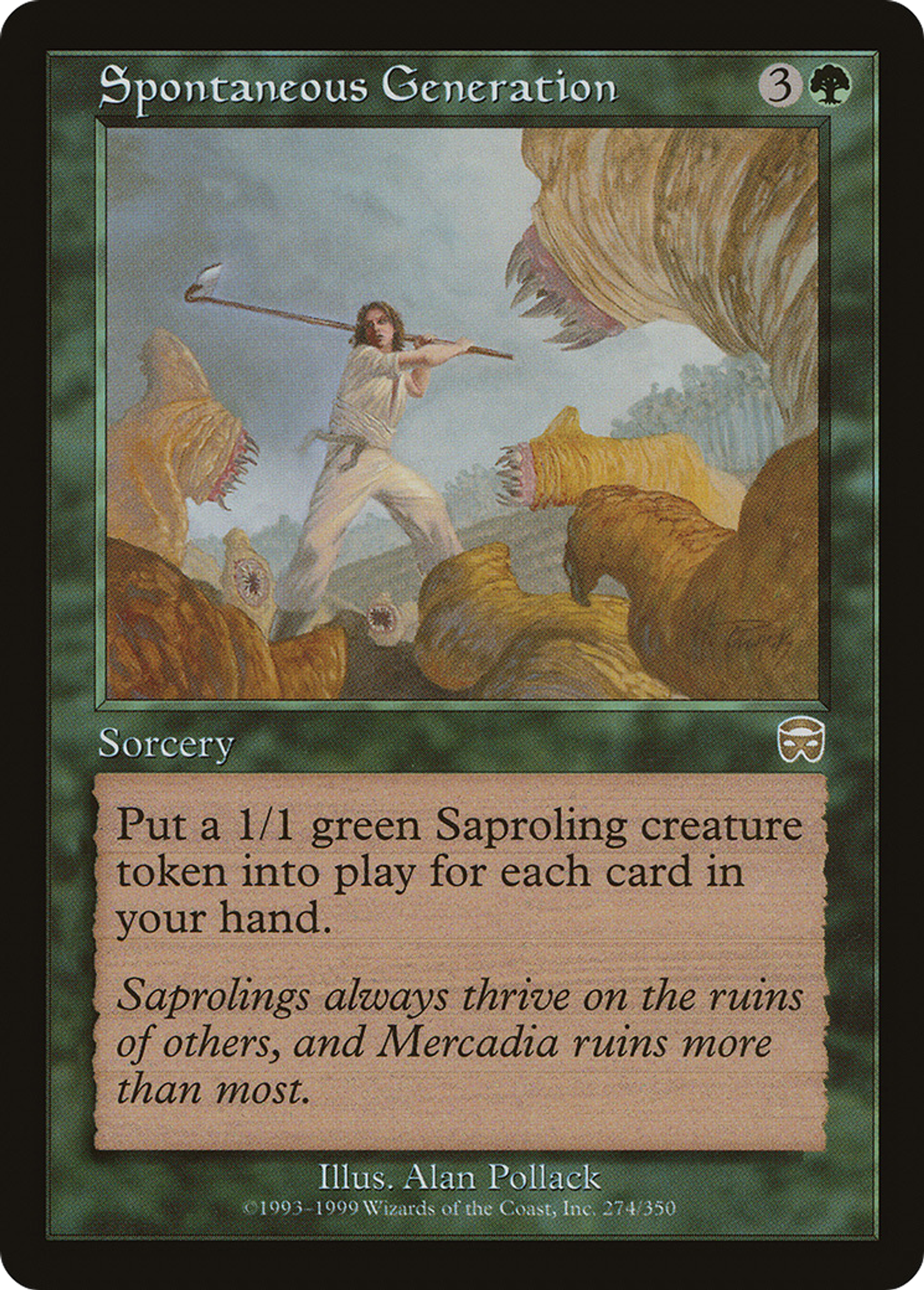 Spontaneous Generation — Mercadian Masques — Magic: The Gathering