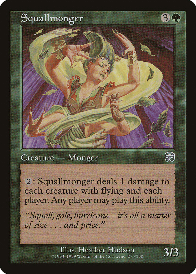 Squallmonger — Mercadian Masques — Magic: The Gathering