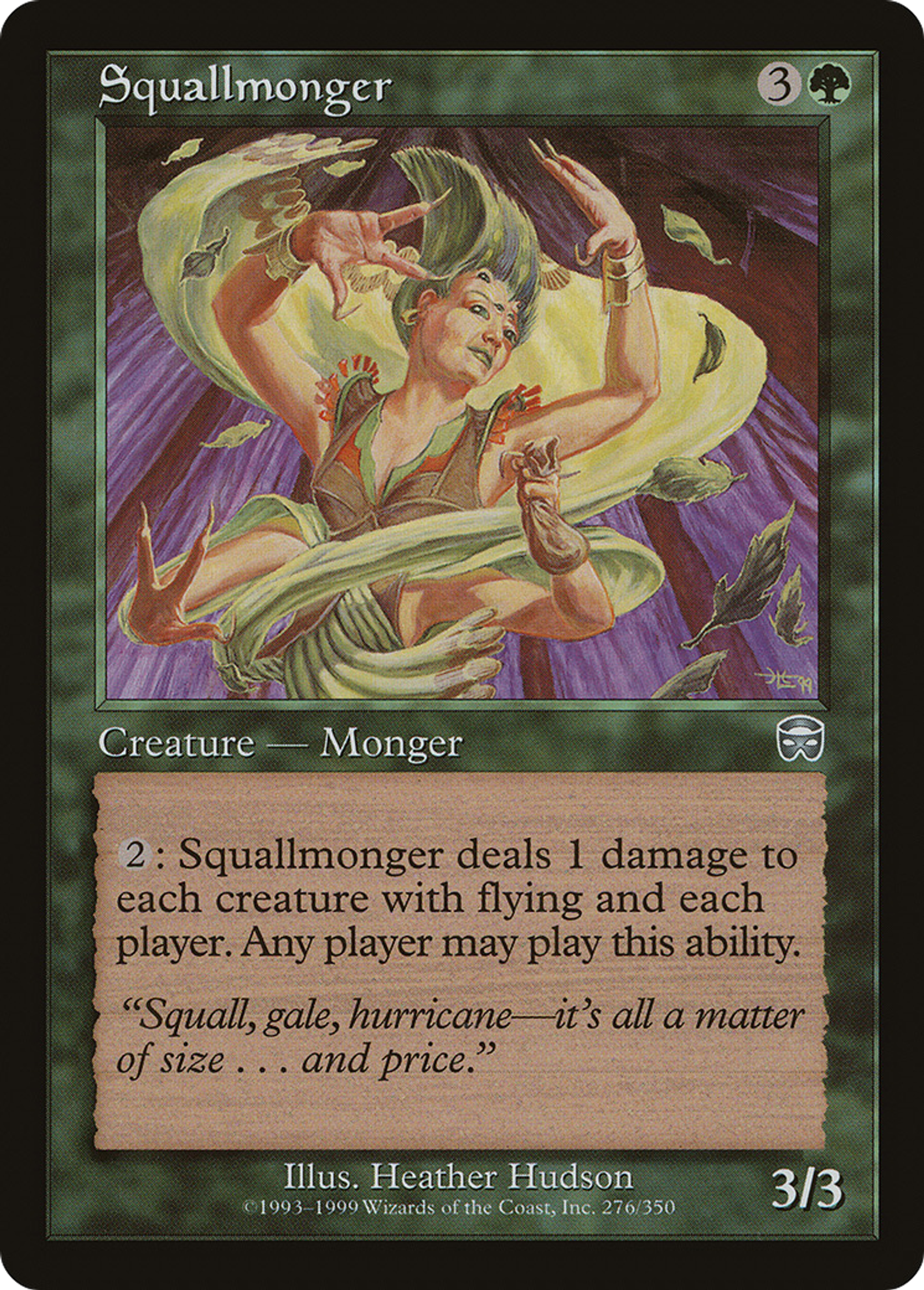 Squallmonger — Mercadian Masques — Magic: The Gathering