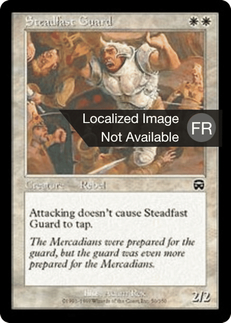 Garde inébranlable — Mercadian Masques — Magic: The Gathering