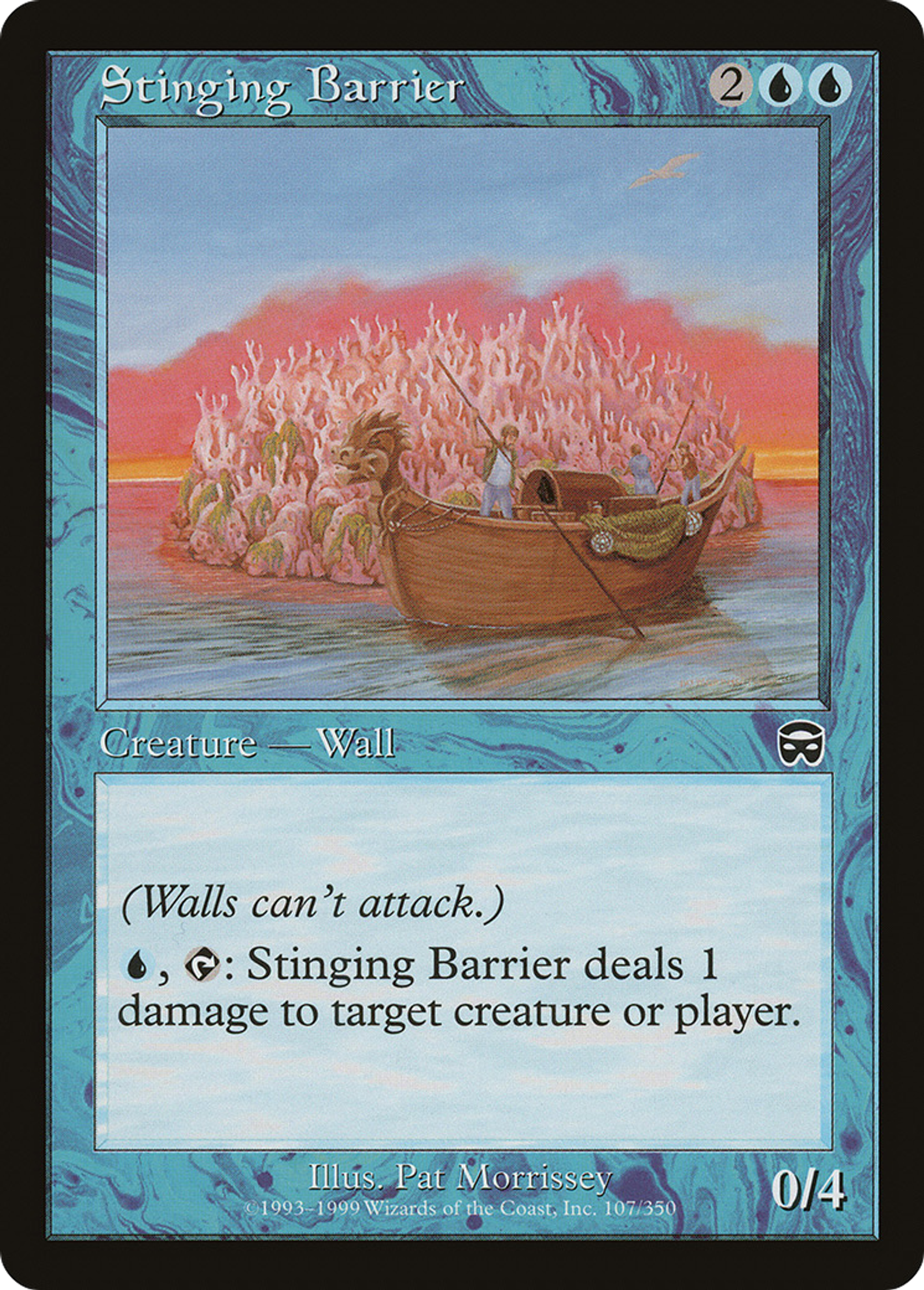 Barrière piquante — Mercadian Masques — Magic: The Gathering