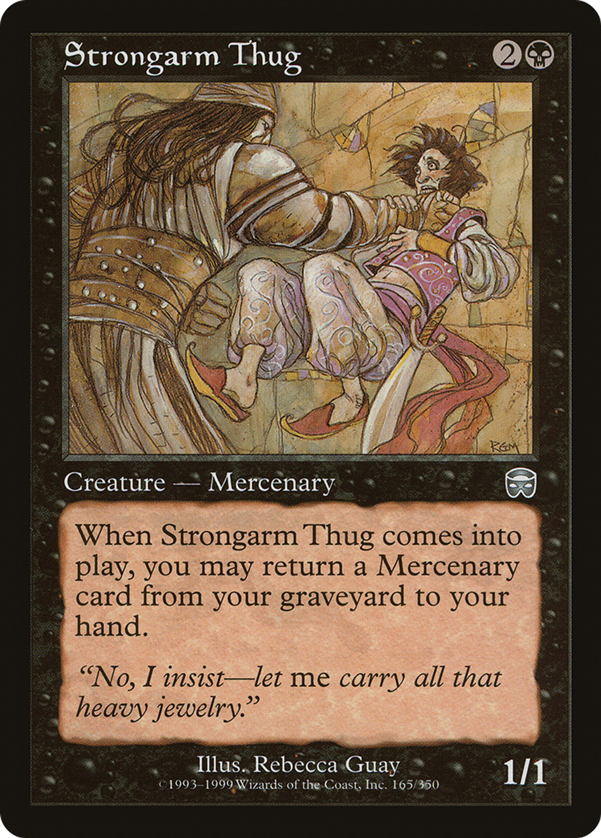 Strongarm Thug — Mercadian Masques — Magic: The Gathering