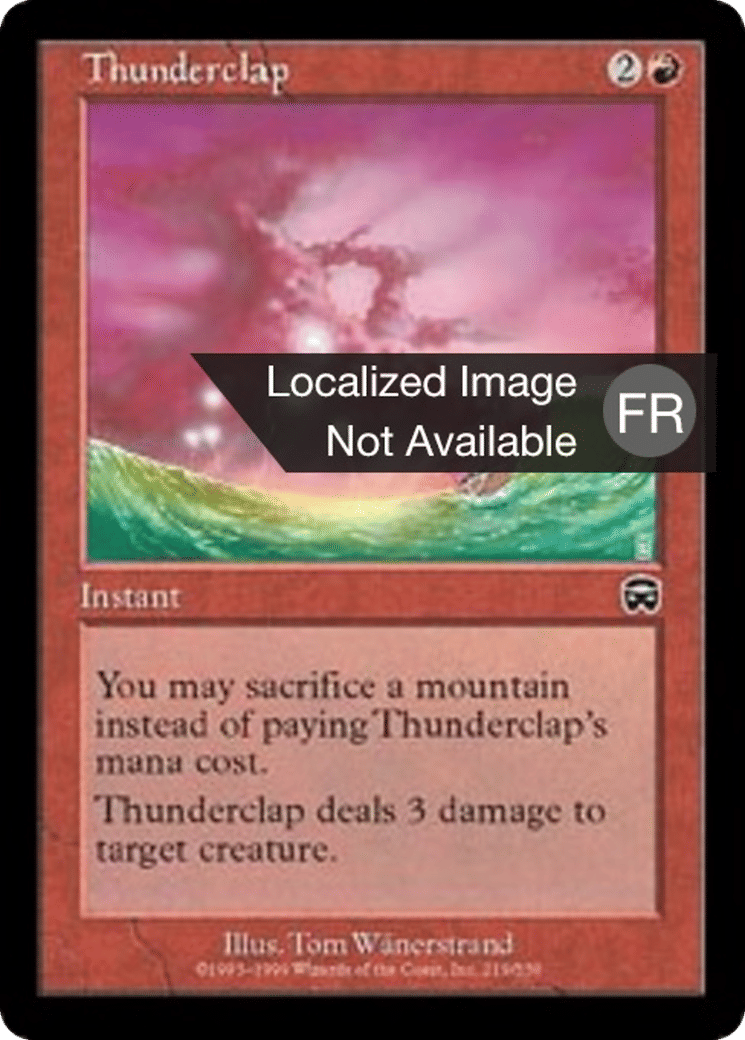 Coup de tonnerre — Mercadian Masques — Magic: The Gathering