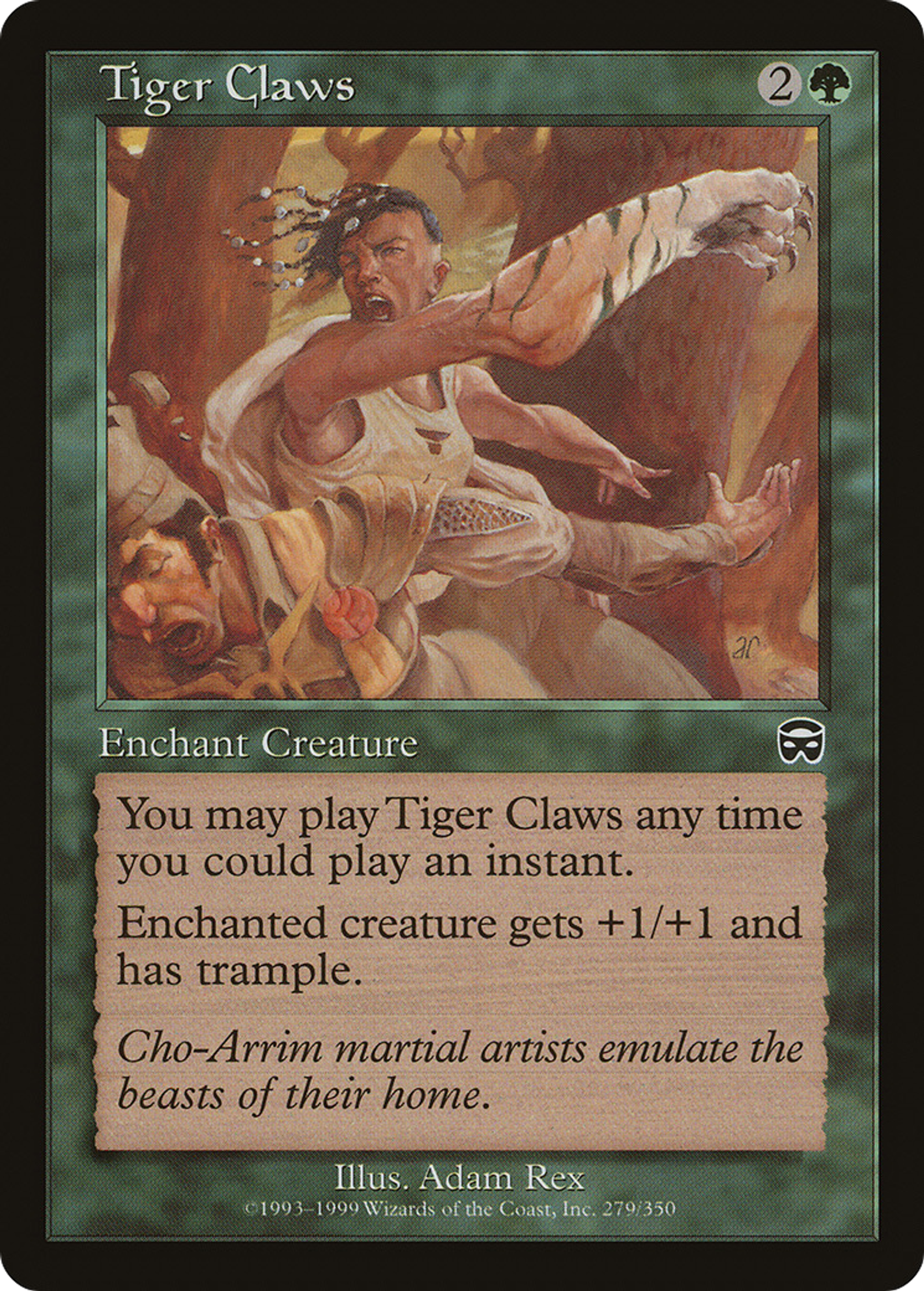 Tiger Claws — Mercadian Masques — Magic: The Gathering