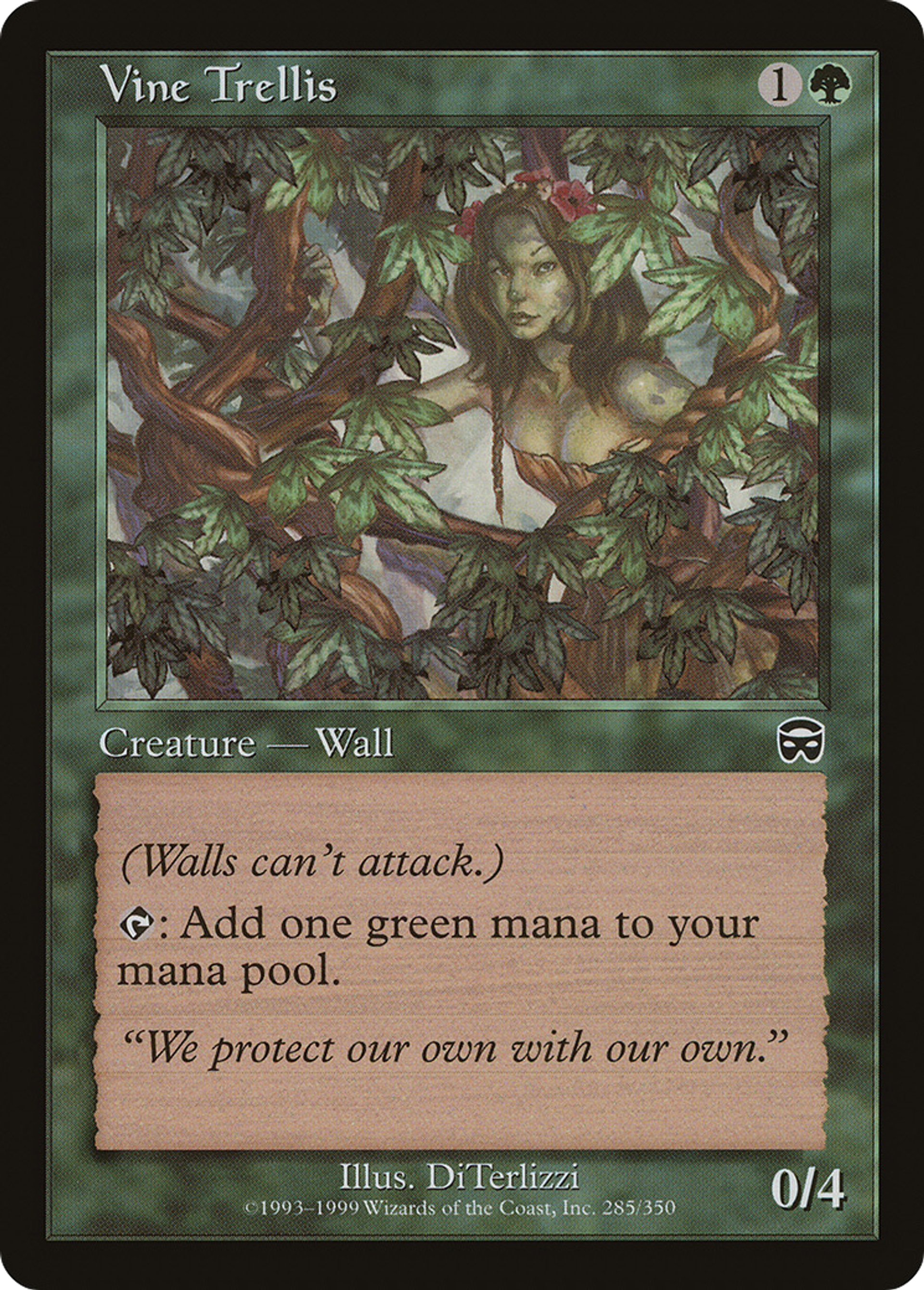 Vine Trellis — Mercadian Masques — Magic: The Gathering