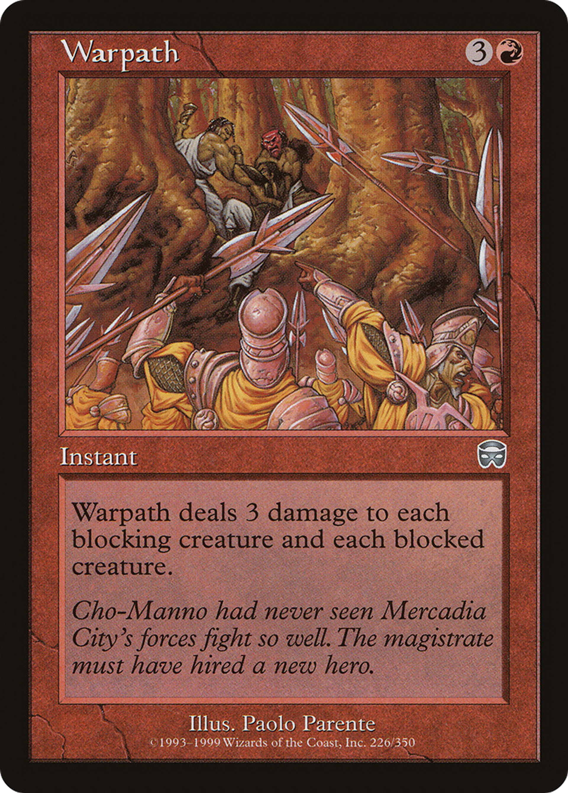 Warpath — Mercadian Masques — Magic: The Gathering