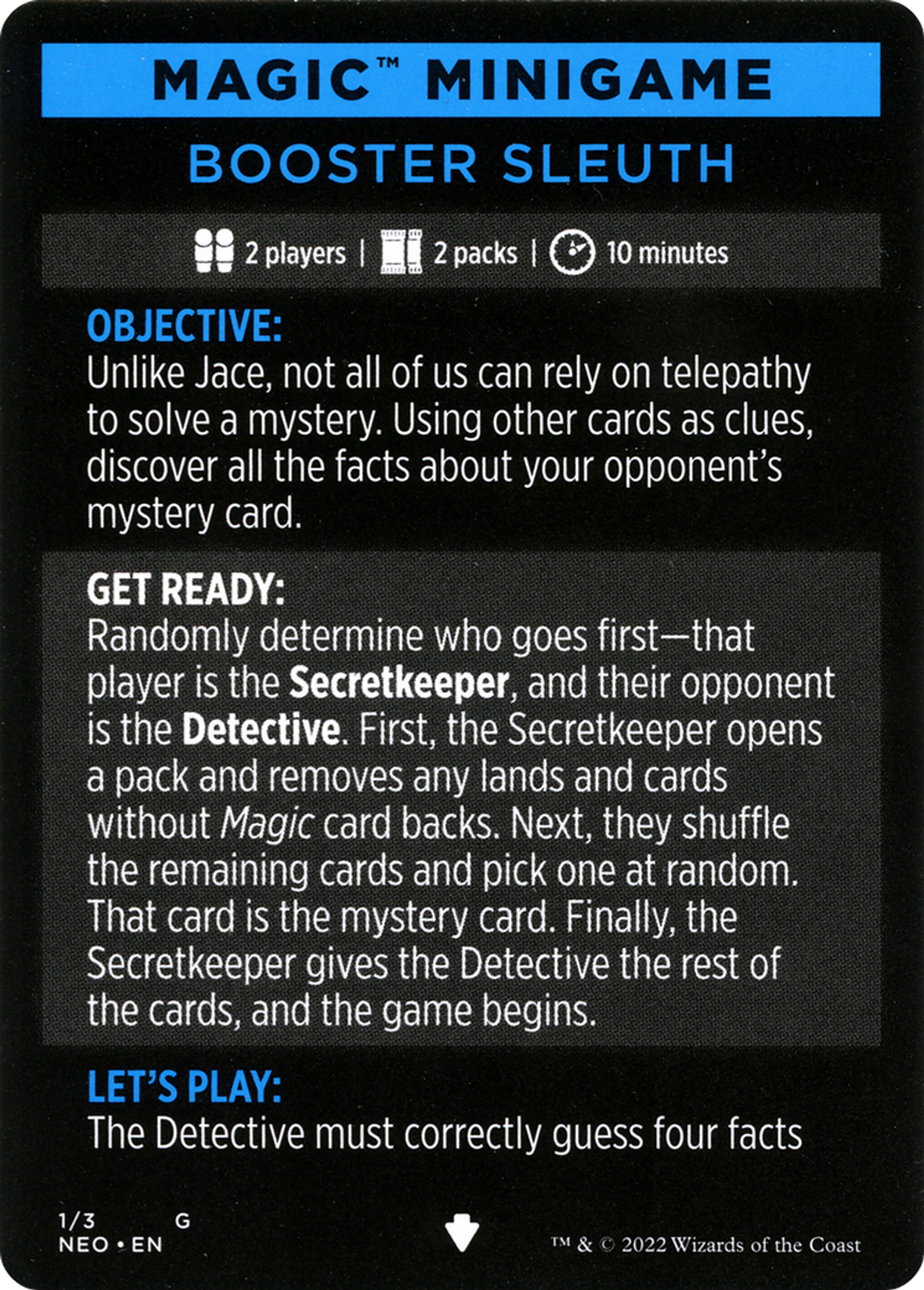 Single cards