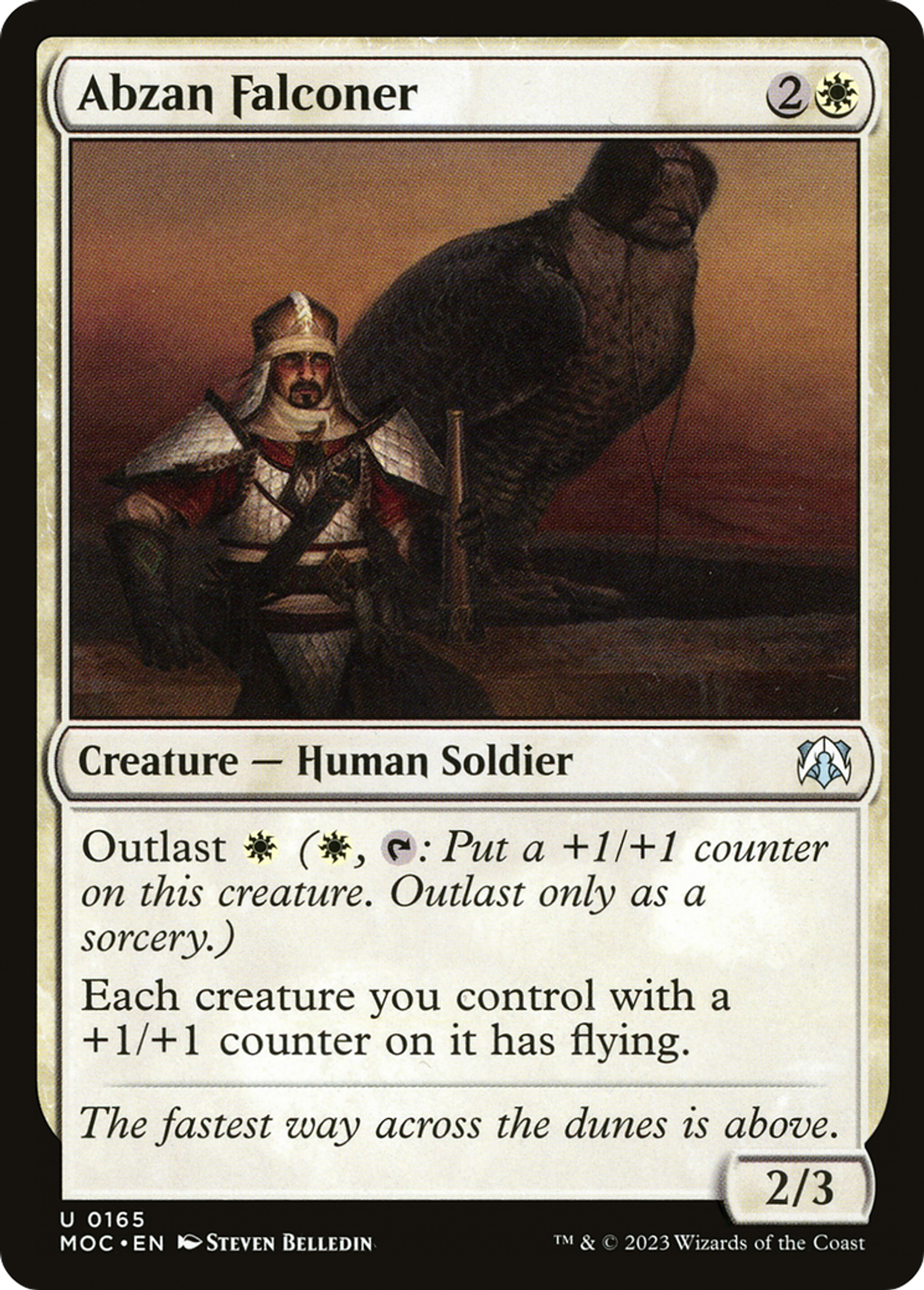 Fauconnier abzan — March of the Machine Commander — Magic: The Gathering