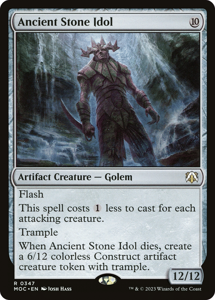 Ancient Stone Idol — March of the Machine Commander — Magic: The Gathering