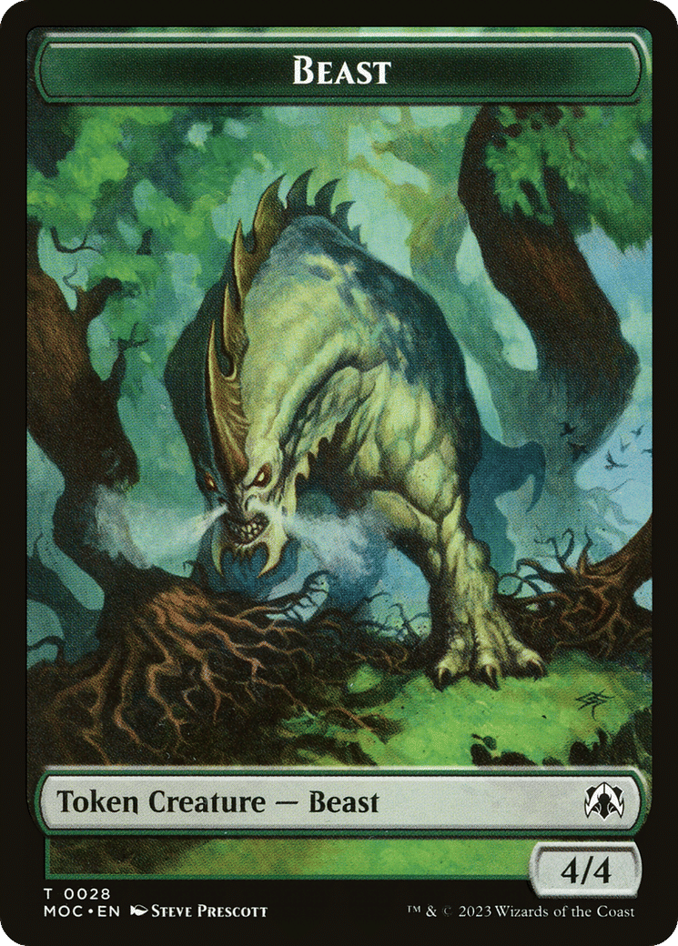 Beast — March of the Machine Commander — Magic: The Gathering