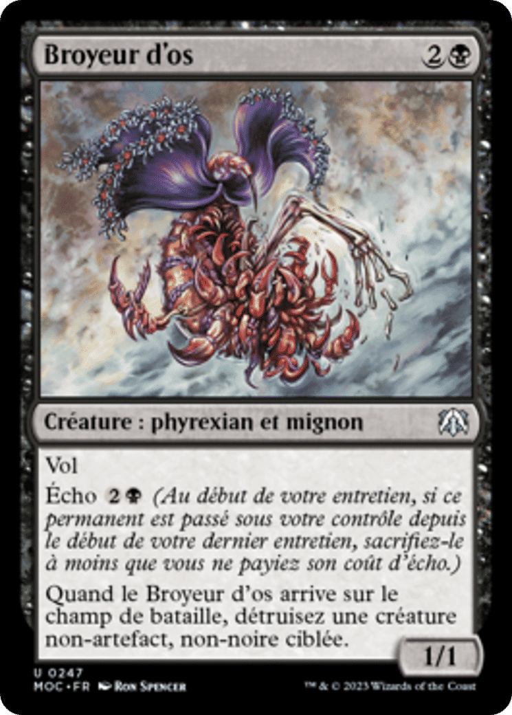 Broyeur d'os — March of the Machine Commander — Magic: The Gathering