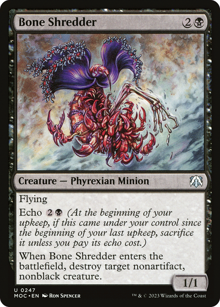 Bone Shredder — March of the Machine Commander — Magic: The Gathering