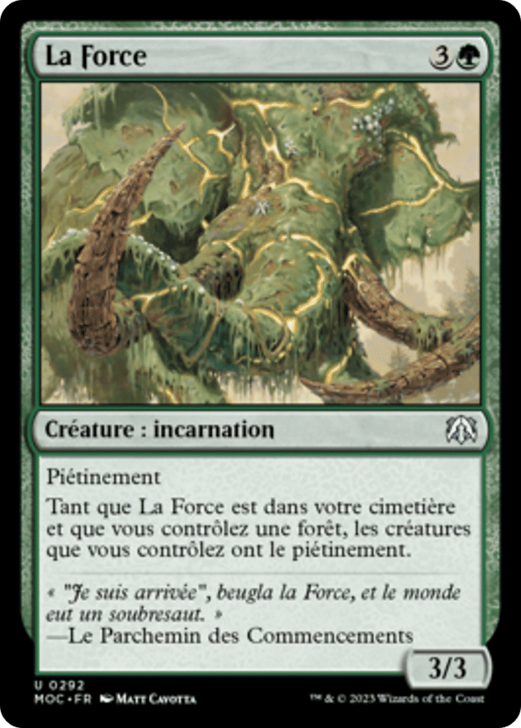 La Force — March of the Machine Commander — Magic: The Gathering
