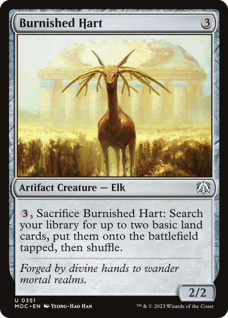 Burnished Hart — March of the Machine Commander — Magic: The Gathering