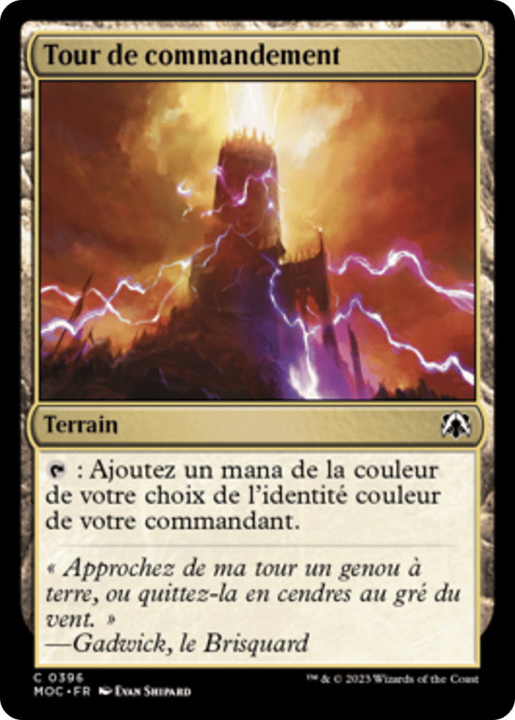 Tour de commandement — March of the Machine Commander — Magic: The Gathering