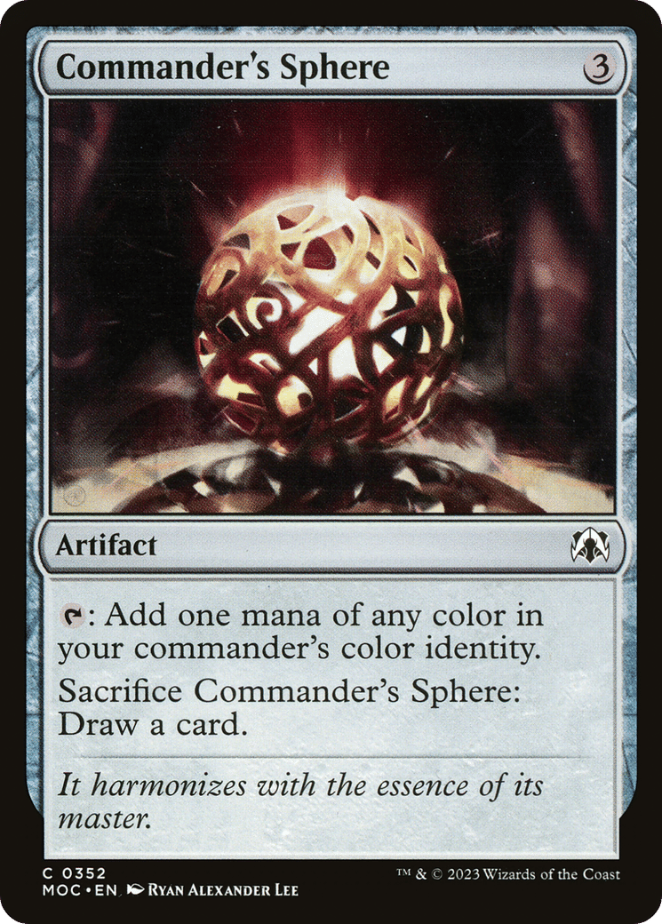 Commander's Sphere — March of the Machine Commander — Magic: The Gathering