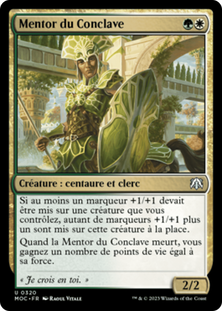 Mentor du Conclave — March of the Machine Commander — Magic: The Gathering