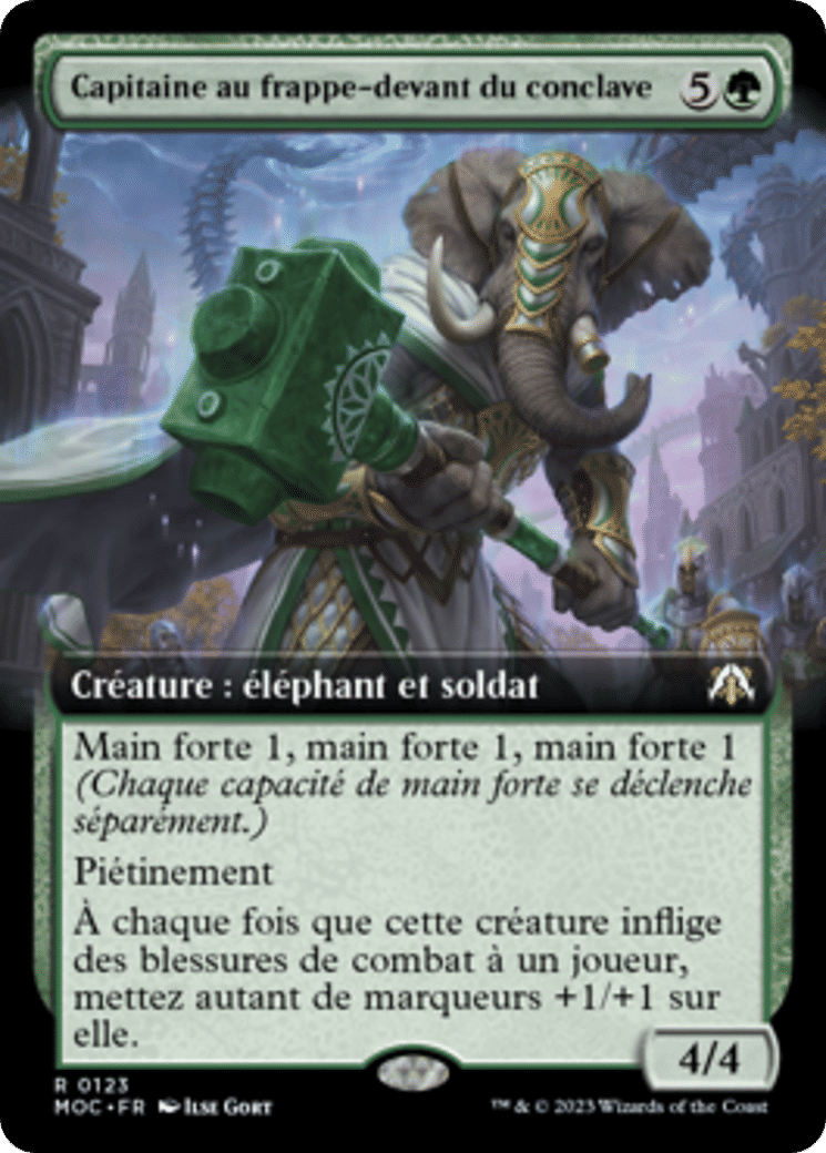 Capitaine au frappe-devant du conclave — March of the Machine Commander — Magic: The Gathering