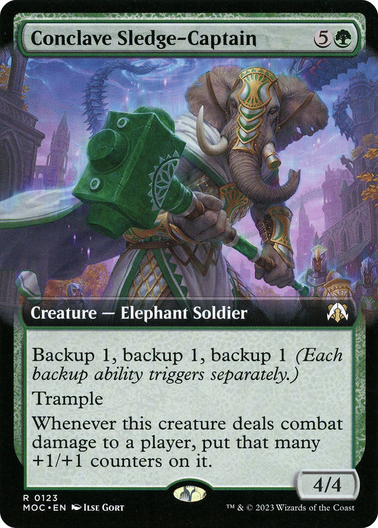 Conclave Sledge-Captain — March of the Machine Commander — Magic: The Gathering