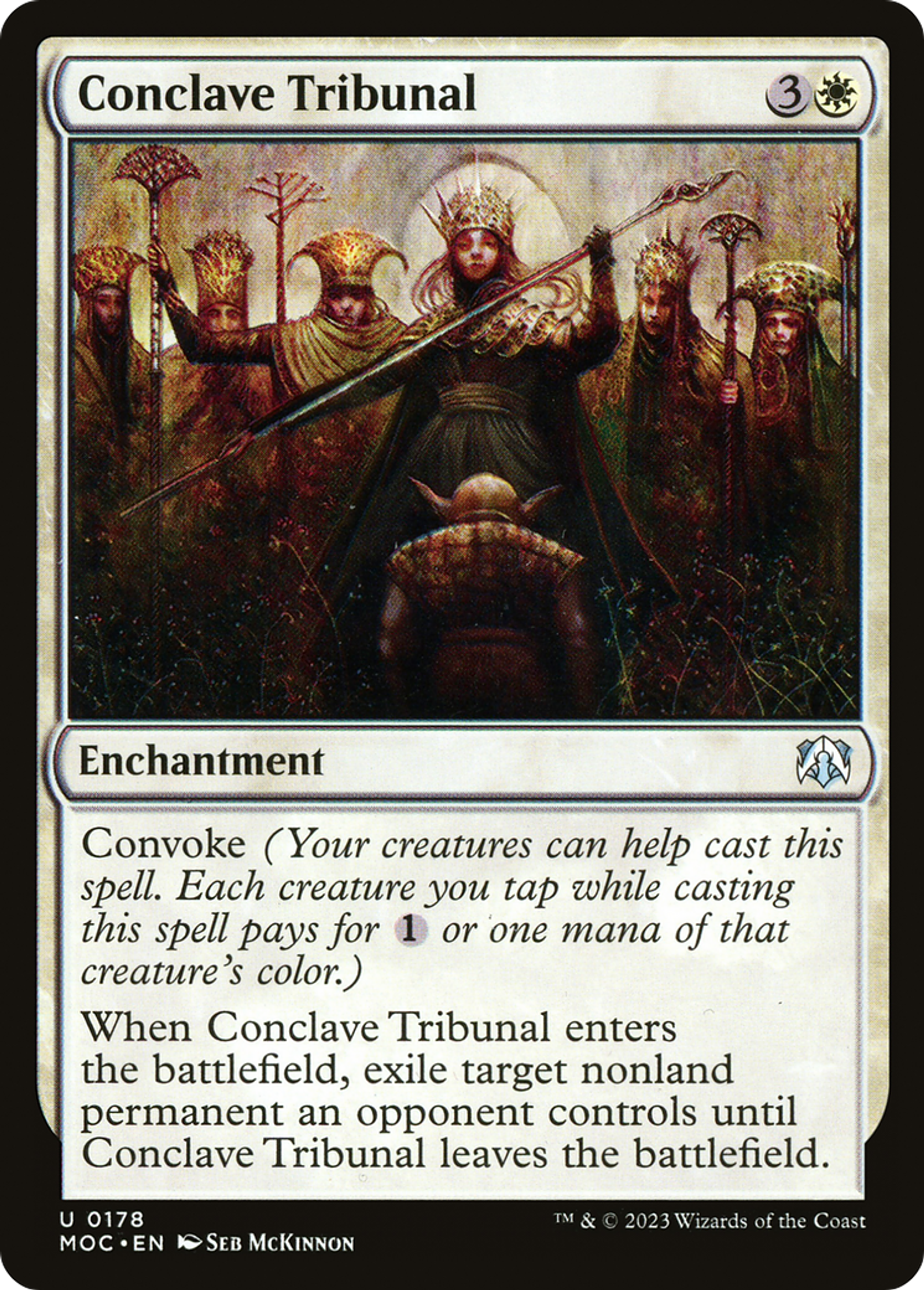 Tribunal du Conclave — March of the Machine Commander — Magic: The Gathering