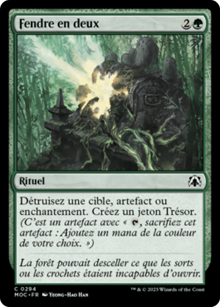Fendre en deux — March of the Machine Commander — Magic: The Gathering