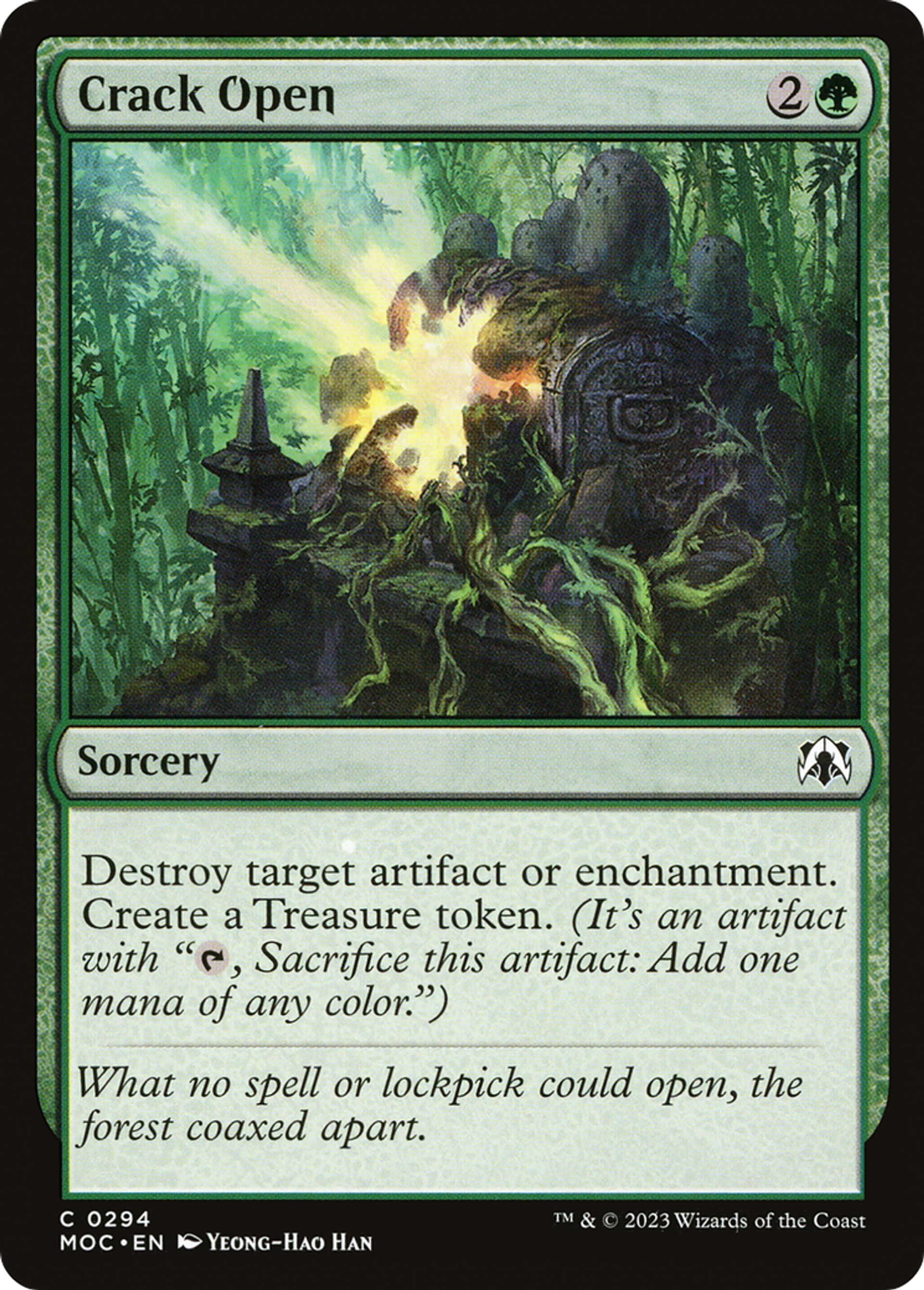 Crack Open — March of the Machine Commander — Magic: The Gathering