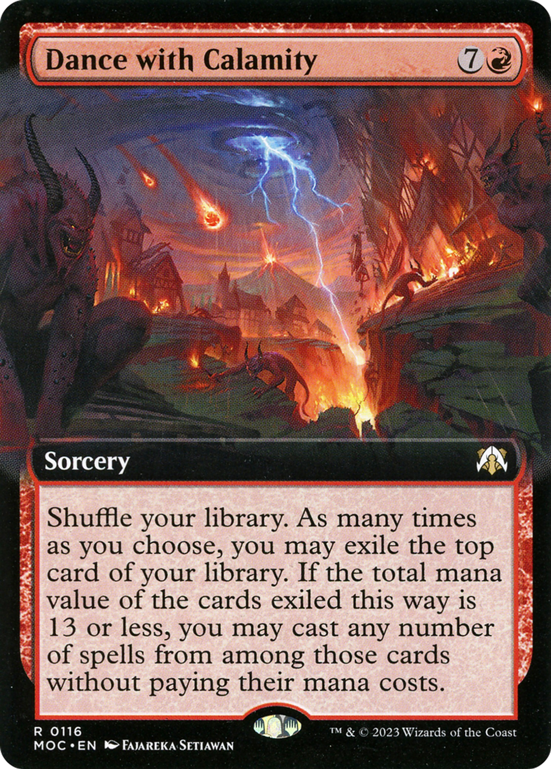 Dance with Calamity — March of the Machine Commander — Magic: The Gathering
