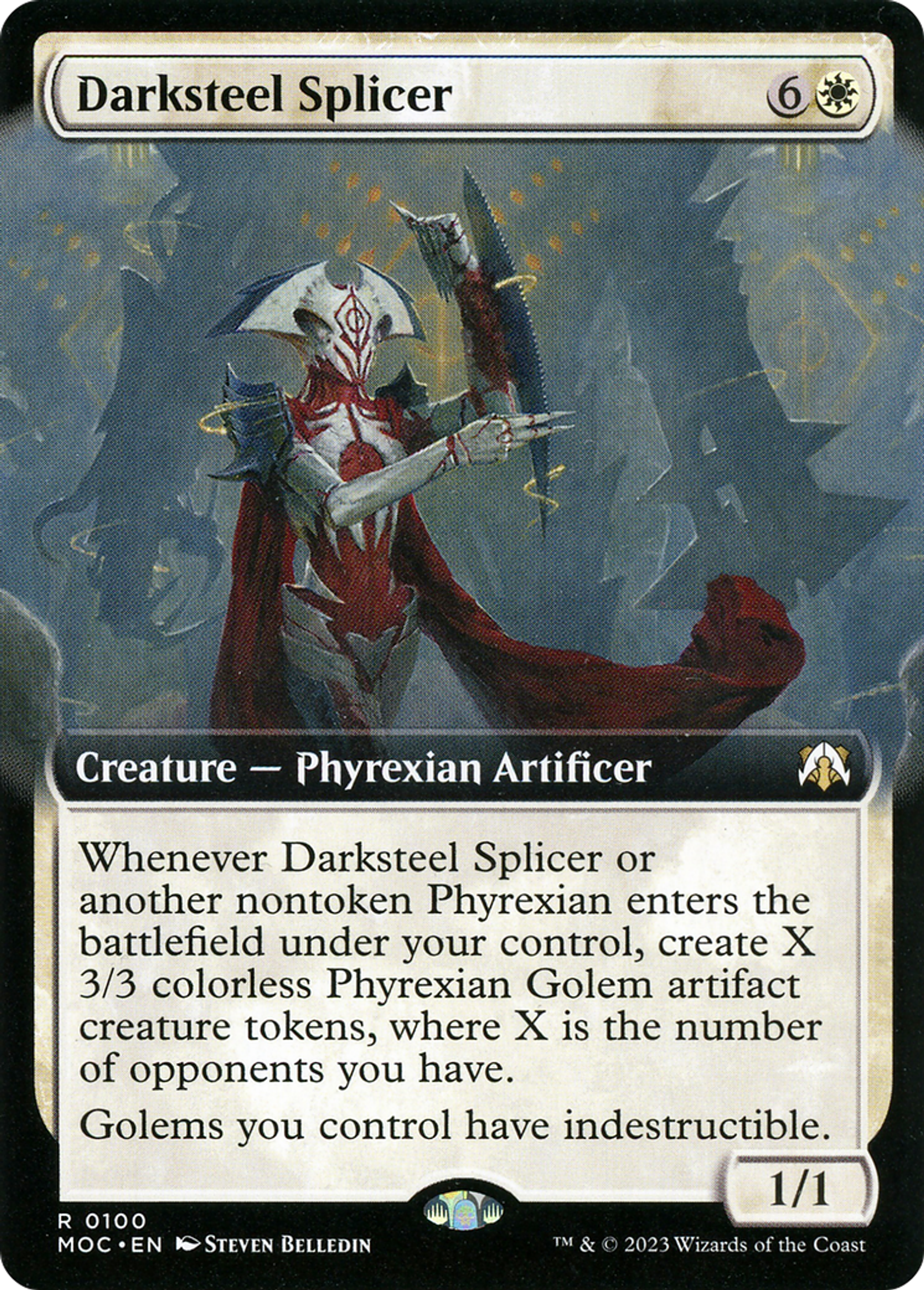 Darksteel Splicer — March of the Machine Commander — Magic: The Gathering