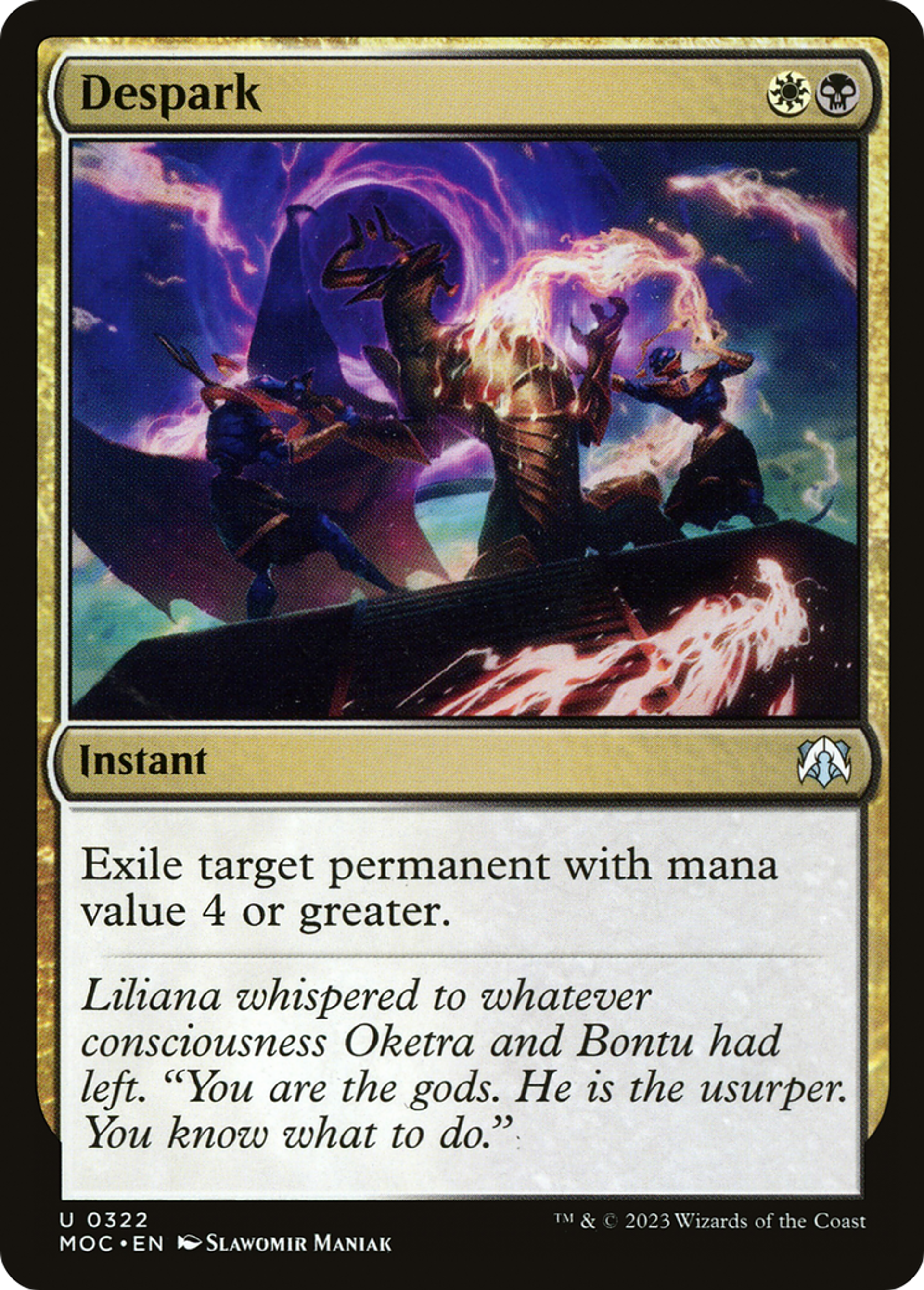 Despark — March of the Machine Commander — Magic: The Gathering