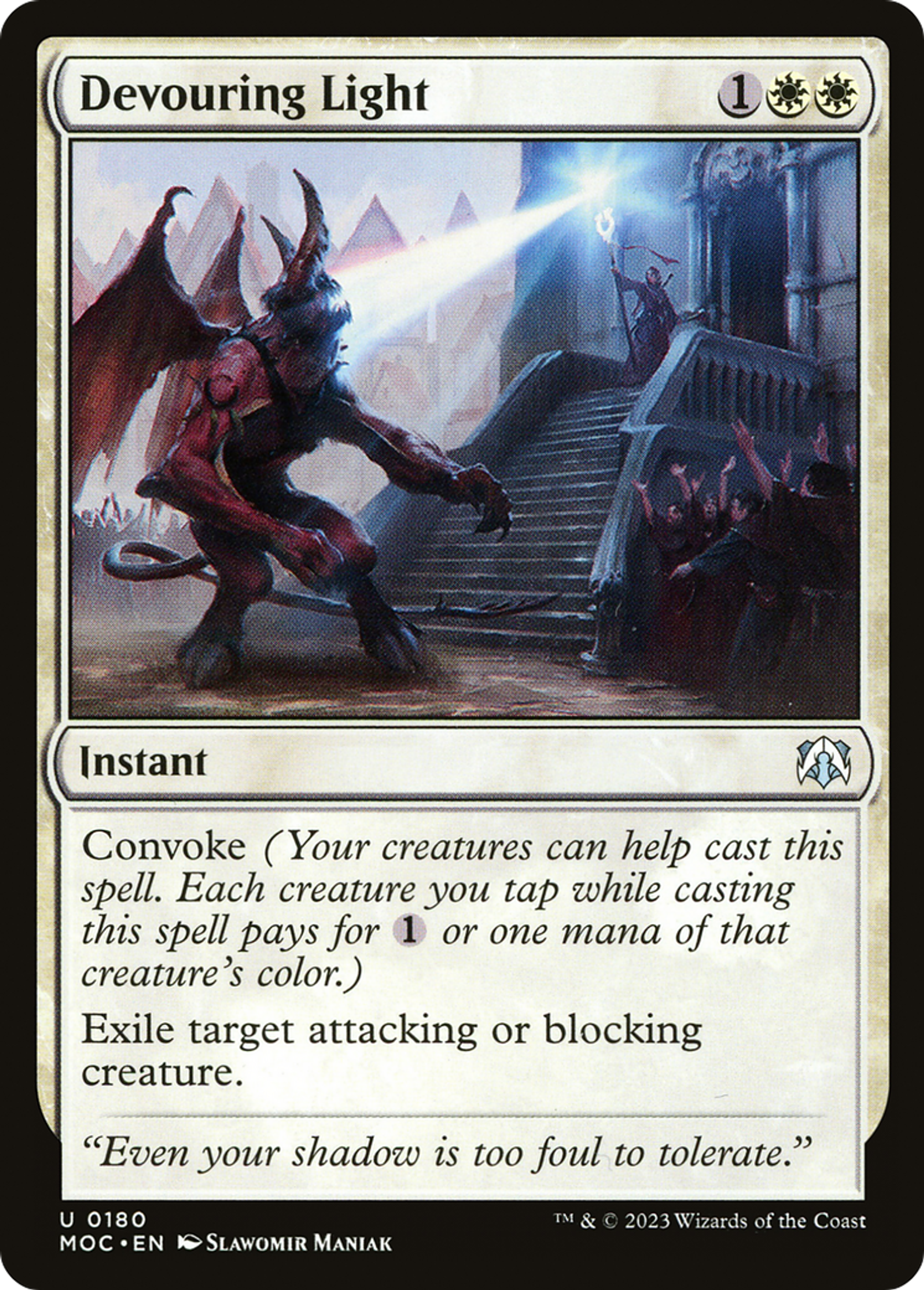 Lumière dévorante — March of the Machine Commander — Magic: The Gathering