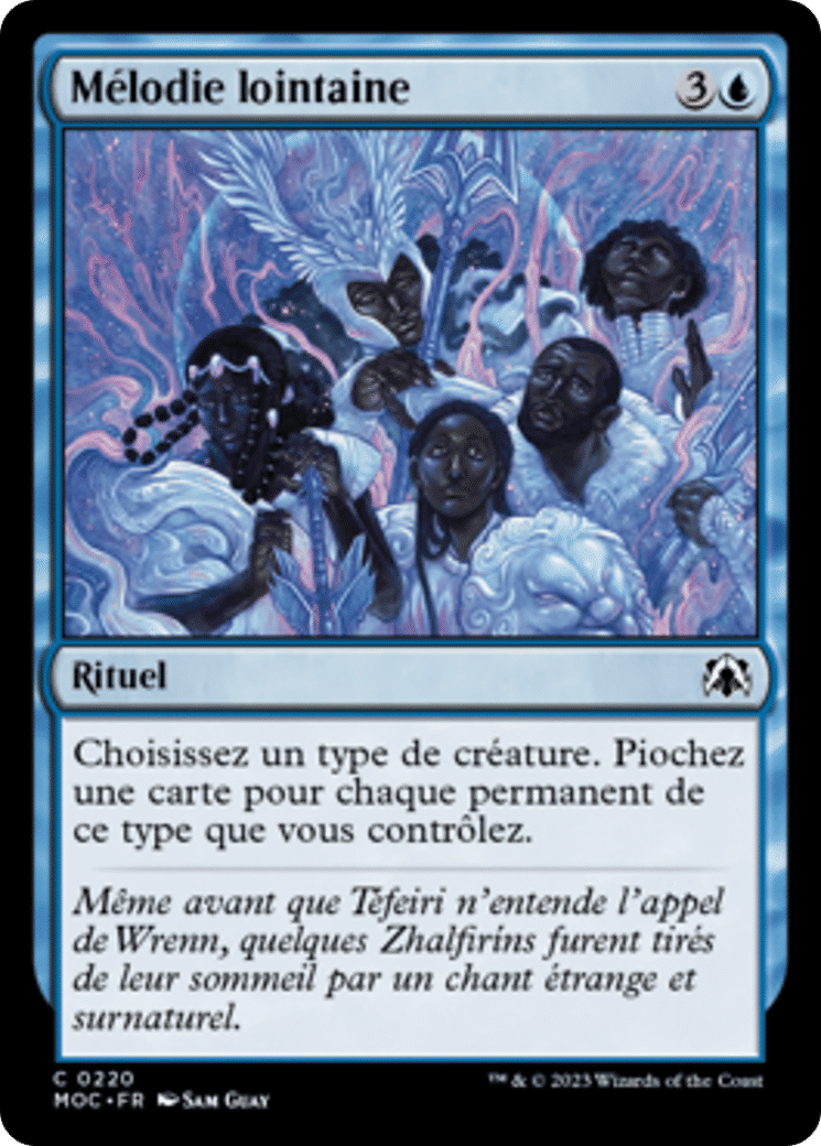 Mélodie lointaine — March of the Machine Commander — Magic: The Gathering