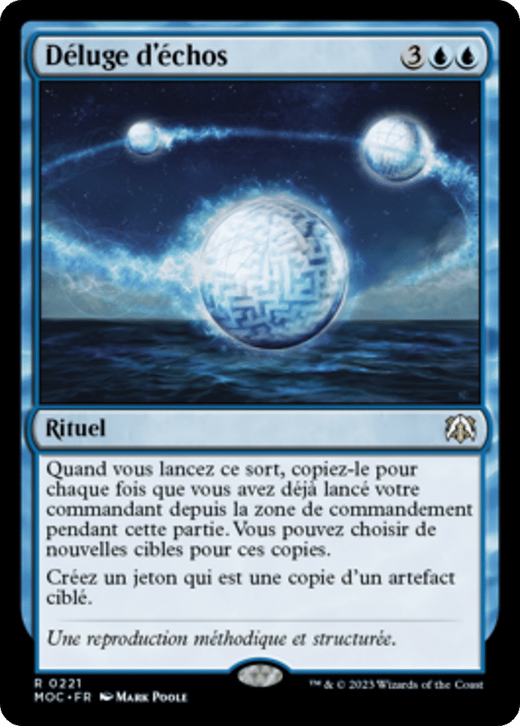 Déluge d'échos — March of the Machine Commander — Magic: The Gathering