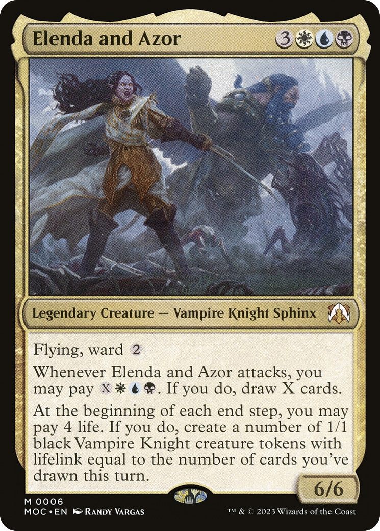Elenda and Azor — March of the Machine Commander — Magic: The Gathering