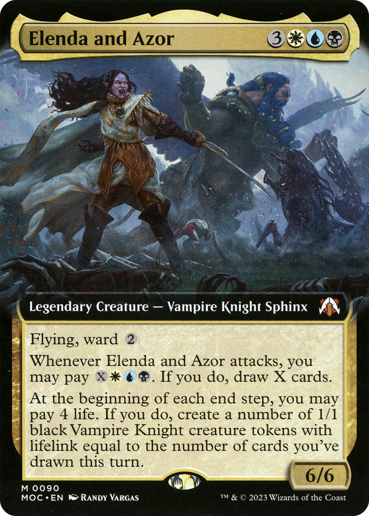 Elenda and Azor — March of the Machine Commander — Magic: The Gathering