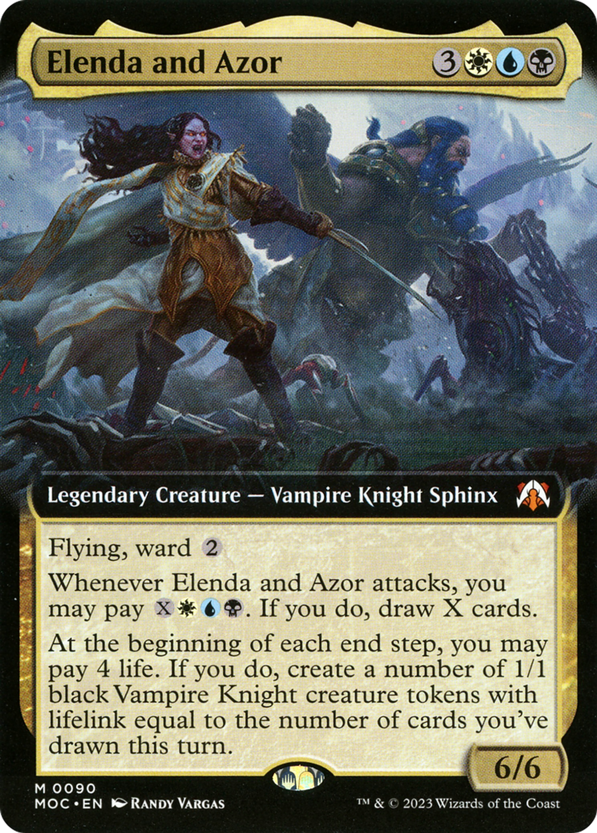 Elenda and Azor — March of the Machine Commander — Magic: The Gathering