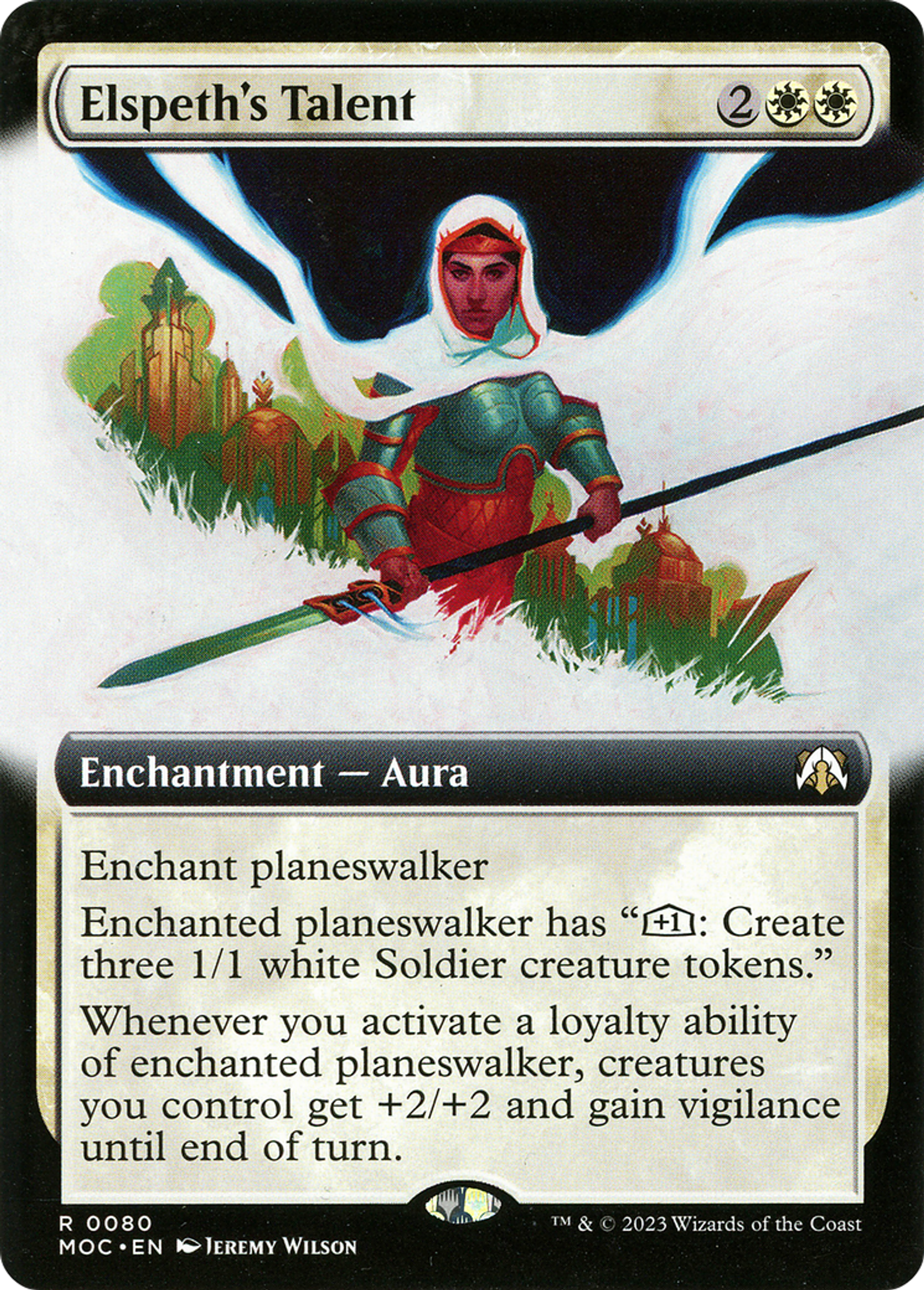 Elspeth's Talent — March of the Machine Commander — Magic: The Gathering