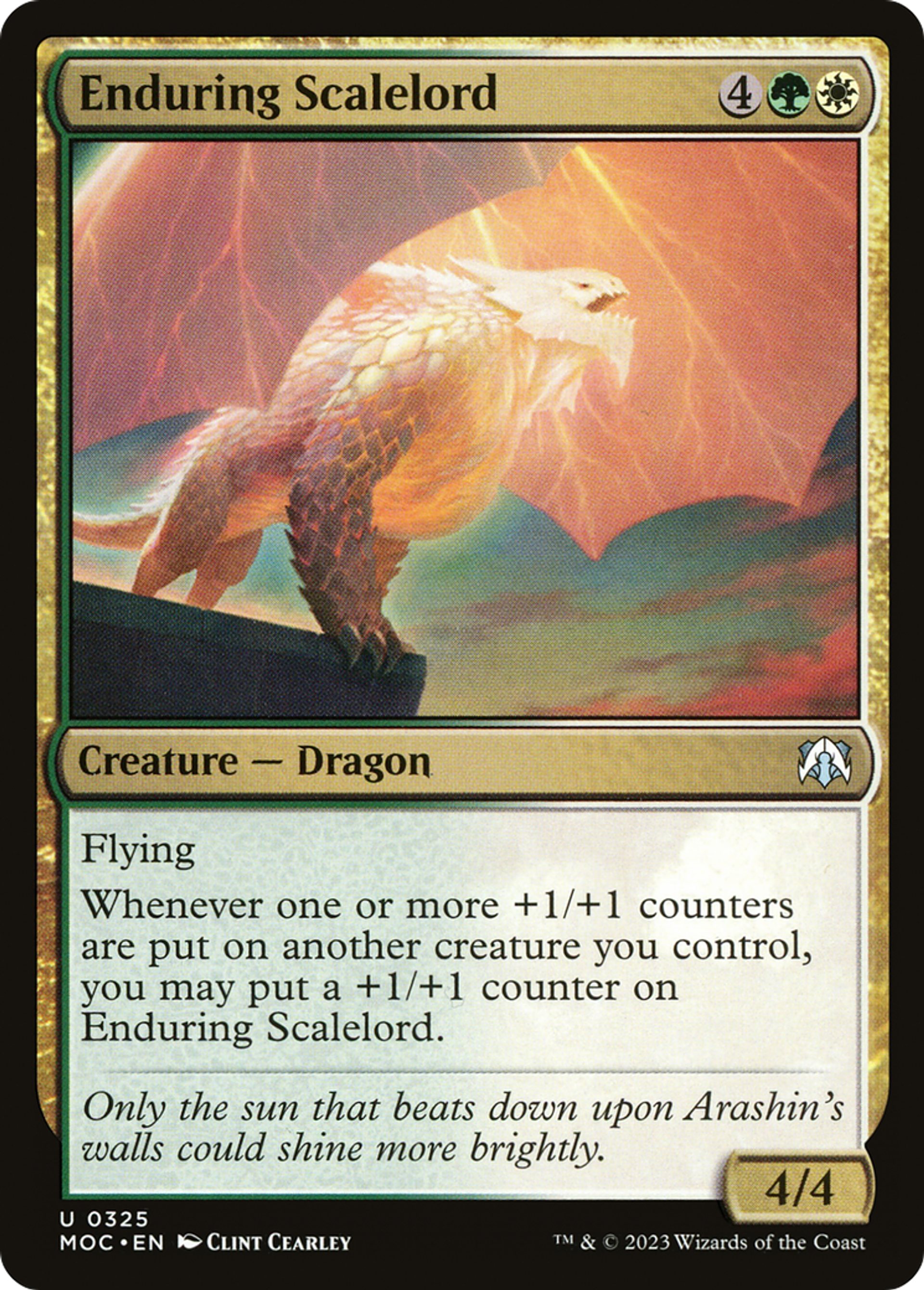 Seigneur squameux perpétuel — March of the Machine Commander — Magic: The Gathering