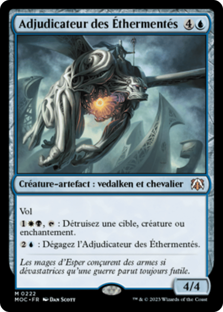 Adjudicateur des Éthermentés — March of the Machine Commander — Magic: The Gathering