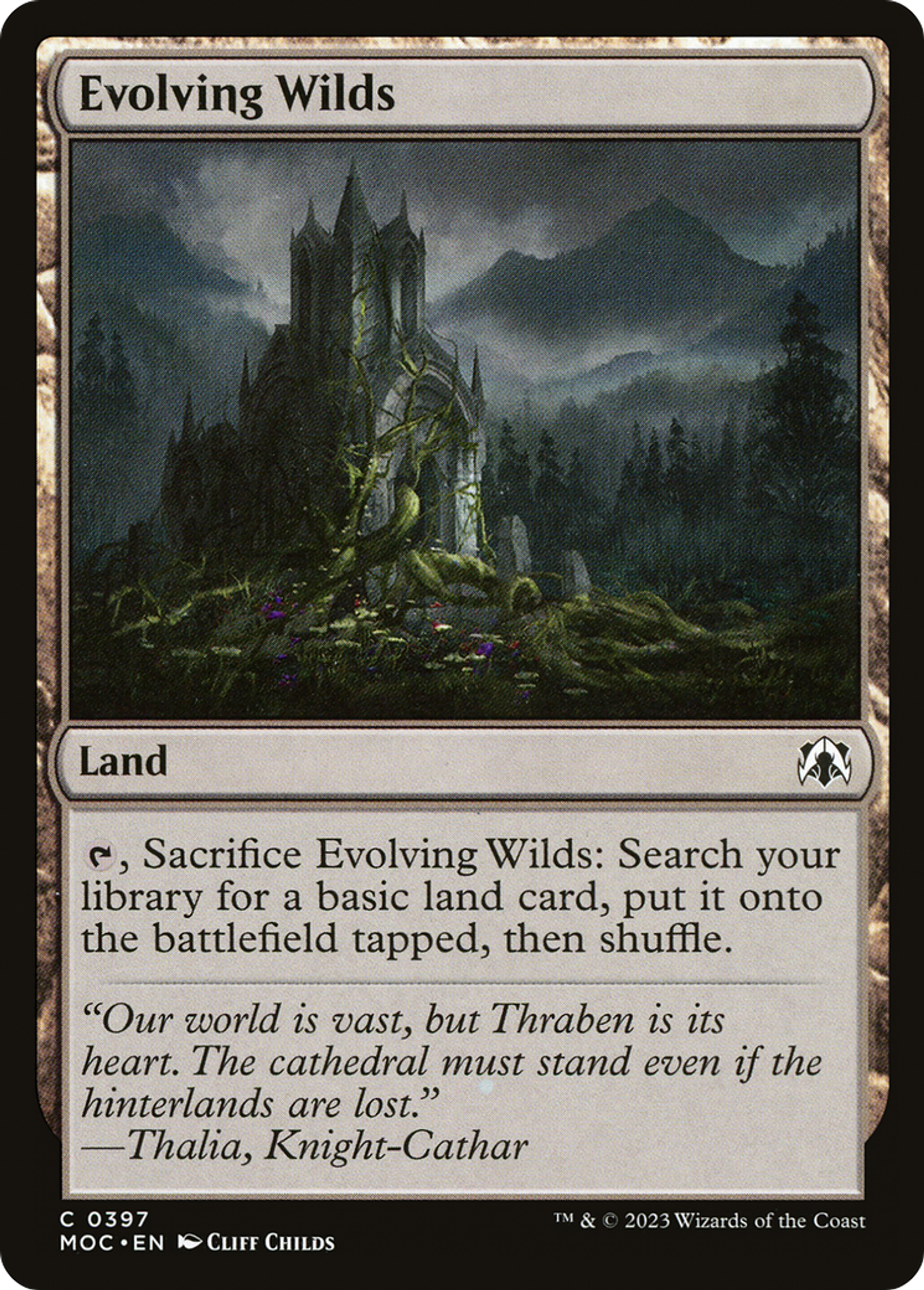 Étendues sauvages en évolution — March of the Machine Commander — Magic: The Gathering